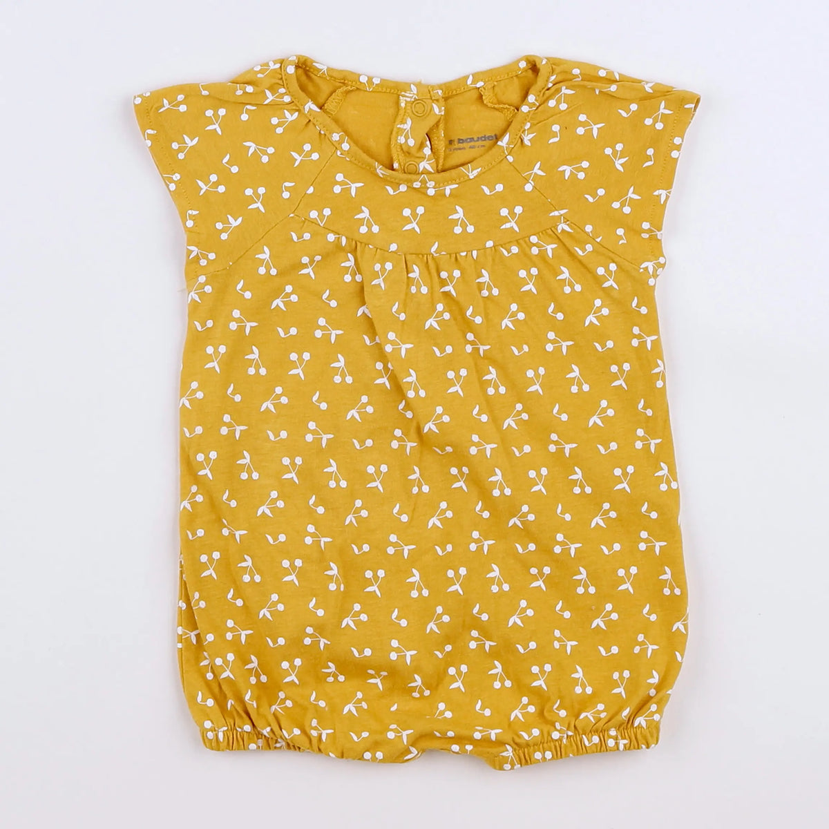 Vertbaudet - combinaison jaune - 3 mois