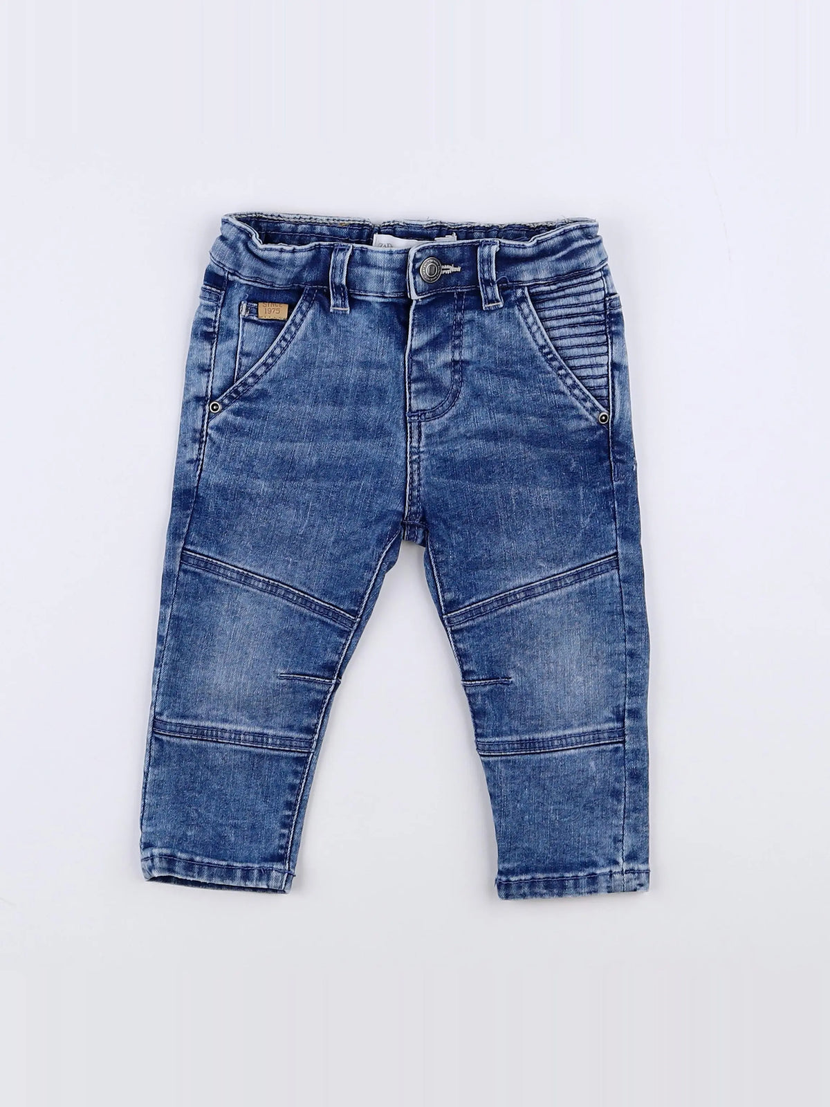 Zara - jean bleu - 9/12 mois