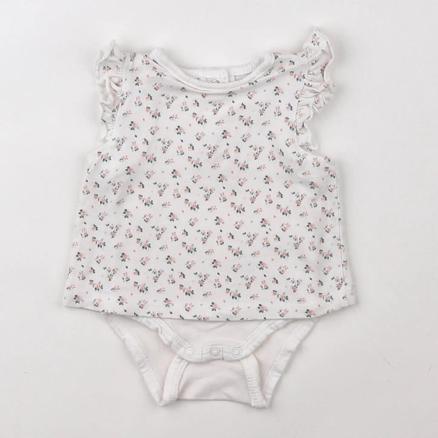 Vertbaudet - body vetement blanc - 1 mois