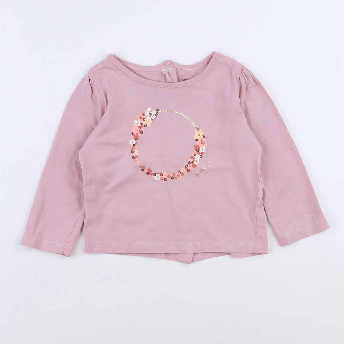 Vertbaudet - tee-shirt rose - 9 mois