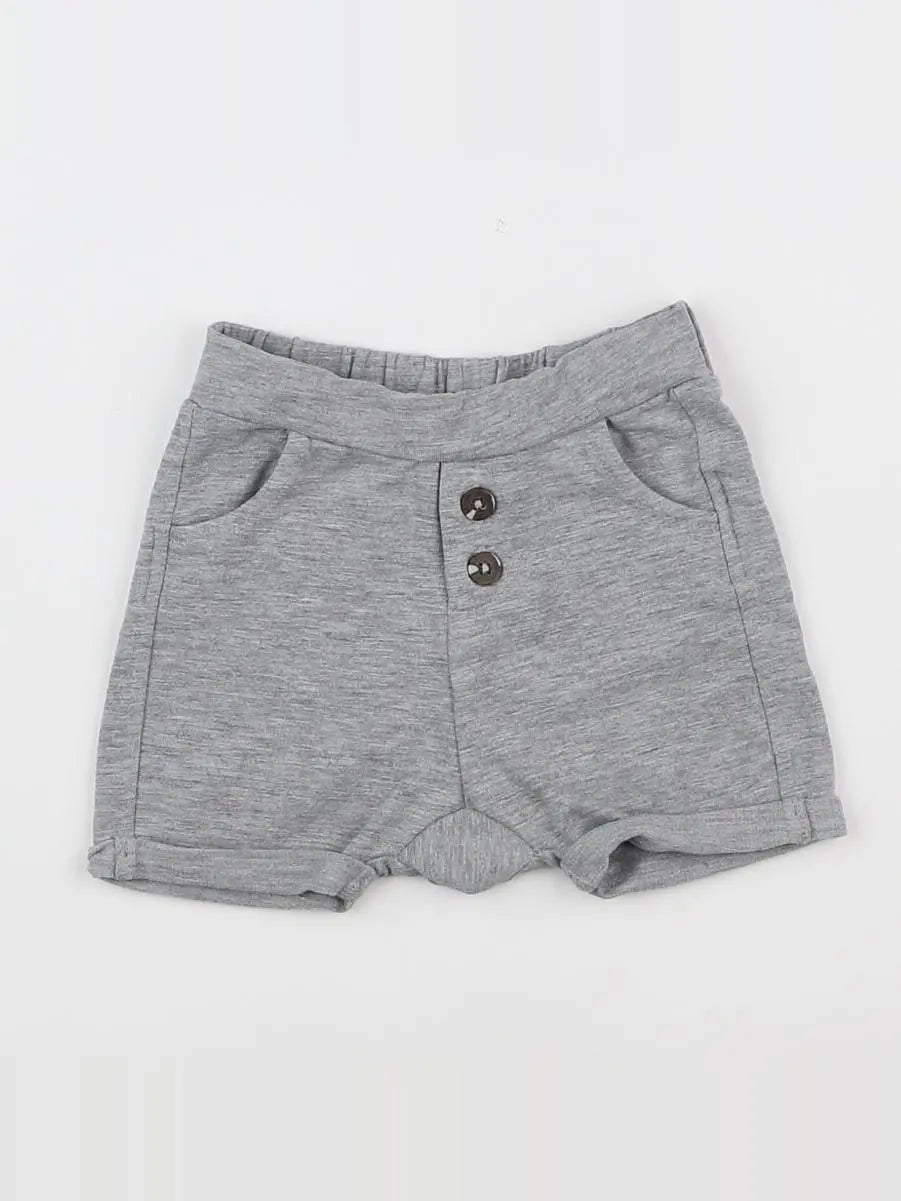 Tape à l'oeil - short gris - 6 mois