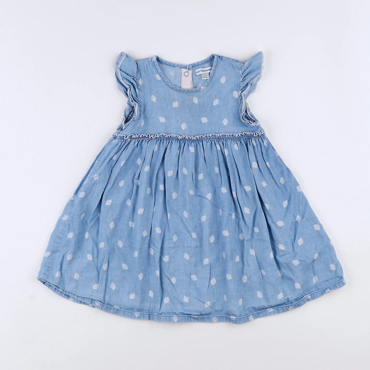 Vertbaudet - robe bleu - 18 mois