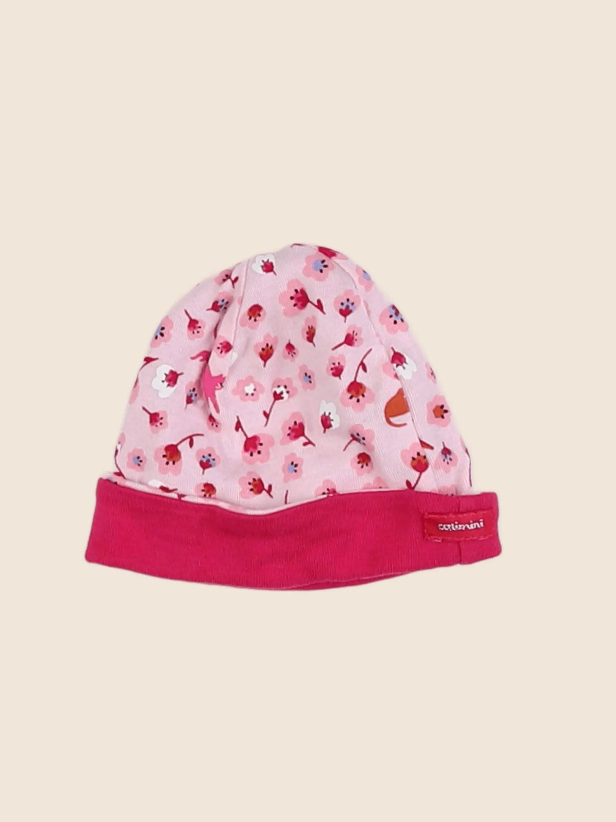 Catimini - bonnet rose - 1/3 mois