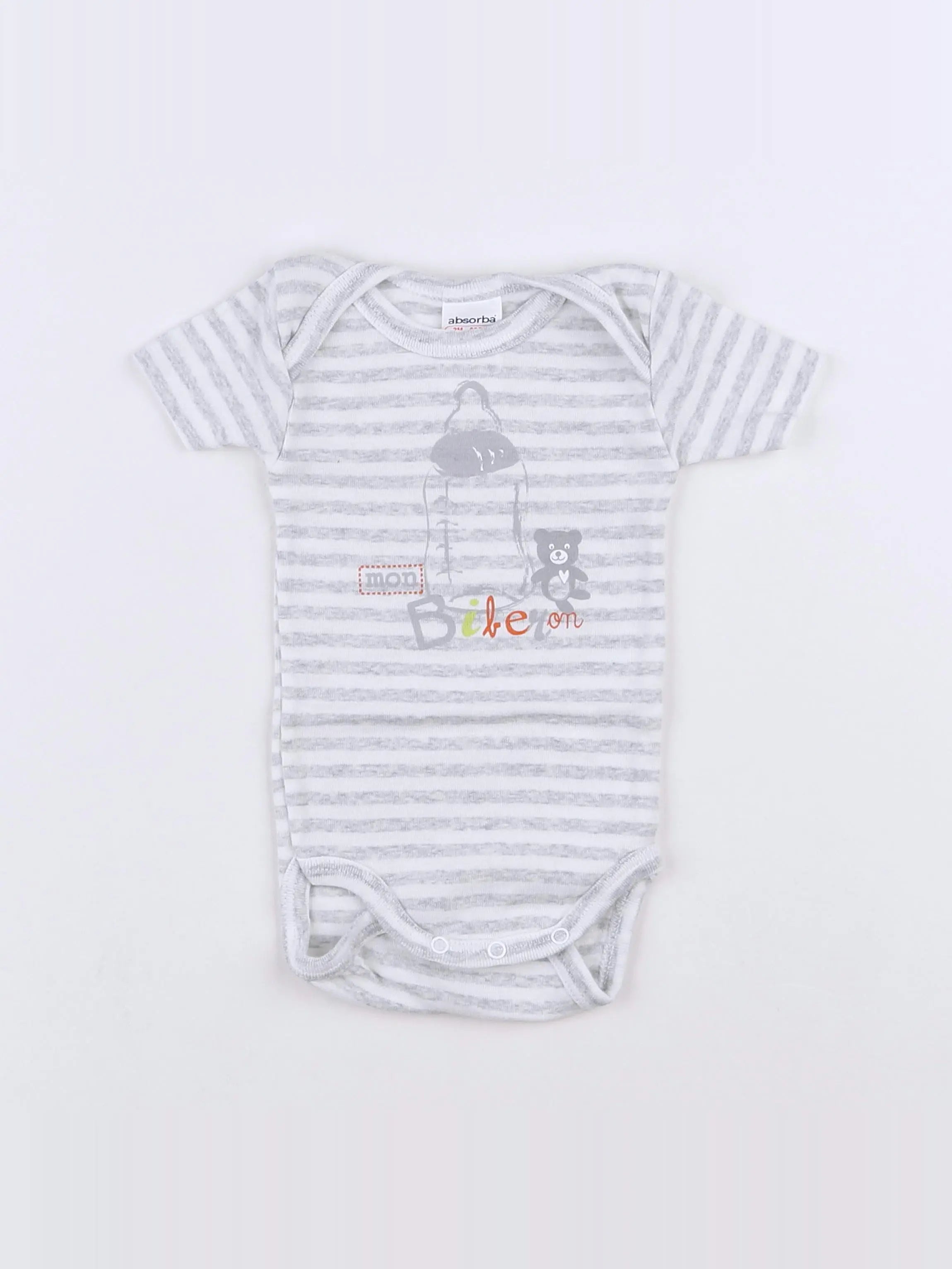 Absorba - body gris - 3 mois