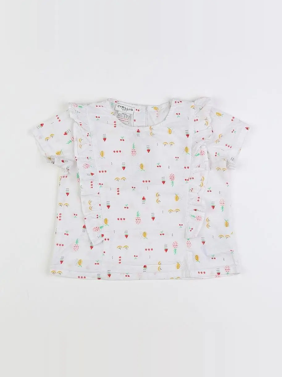 Cyrillus - blouse blanc - 18 mois