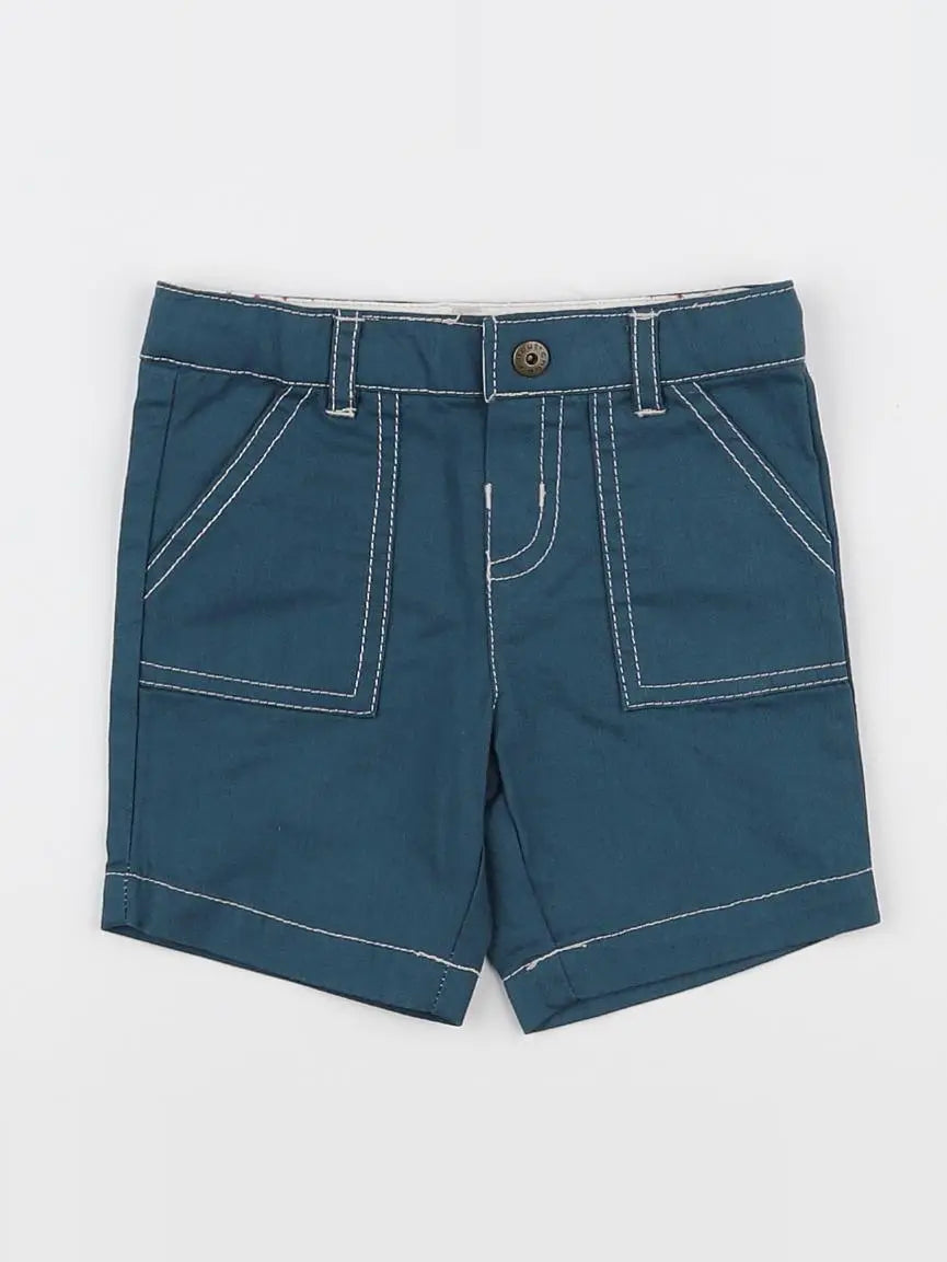 Boutchou - short bleu (état neuf) - 6 mois