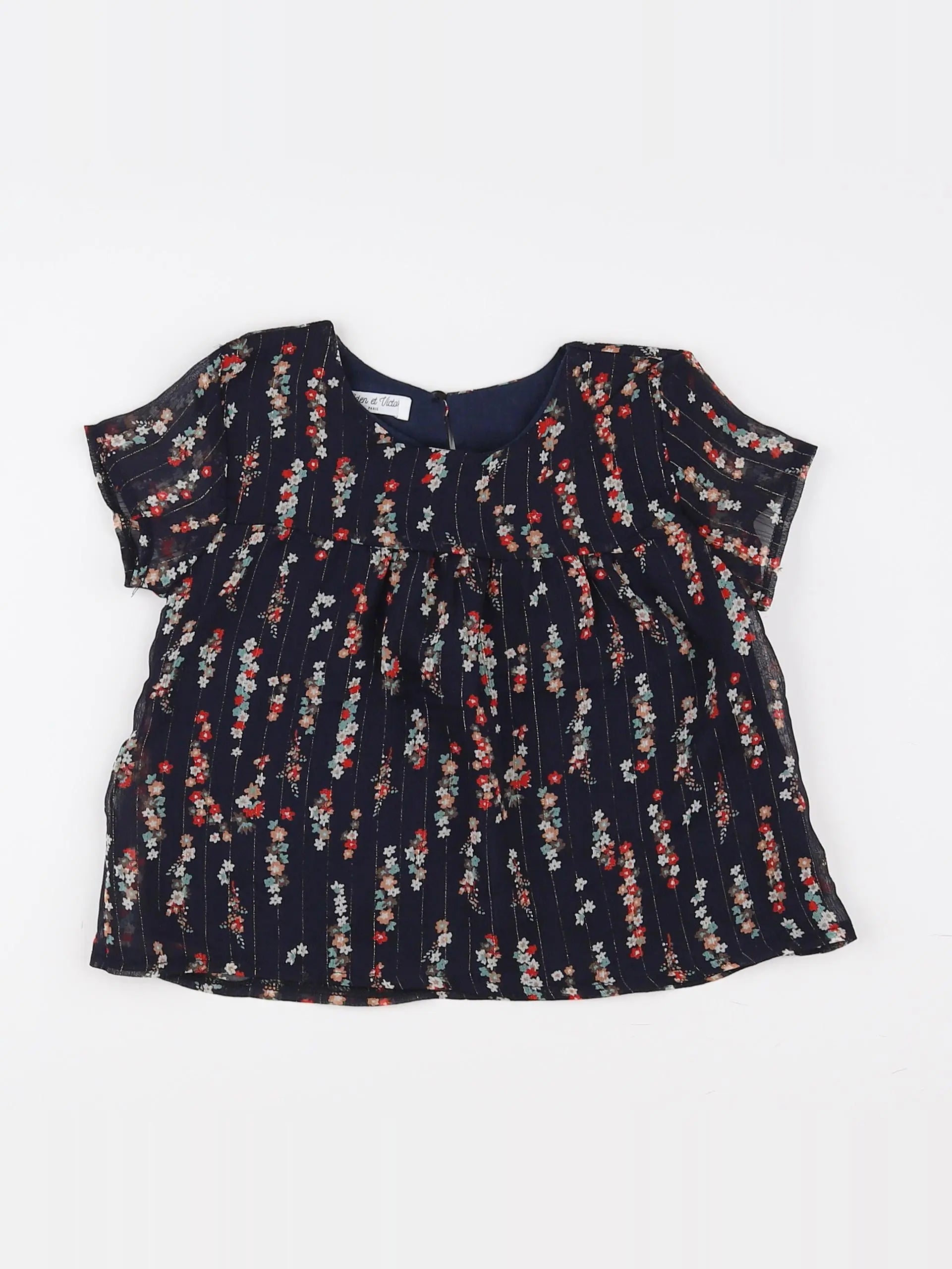 Eden & Victor - blouse bleu - 18 mois