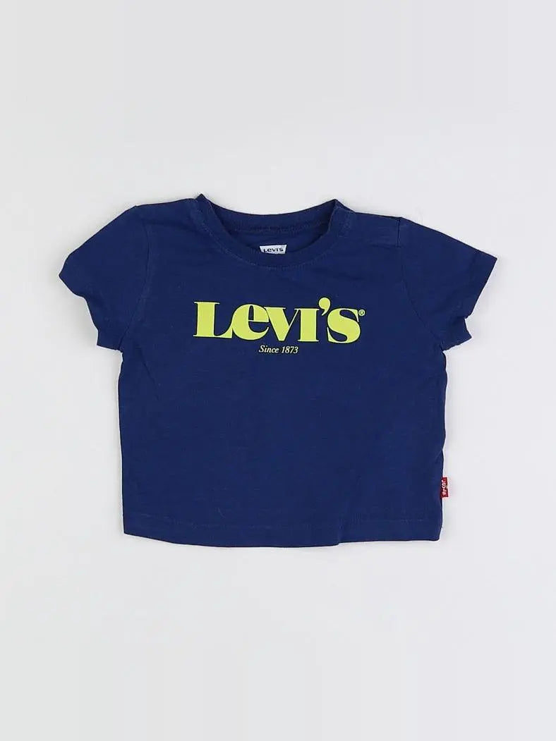 Levi's - tee-shirt bleu - 6 mois