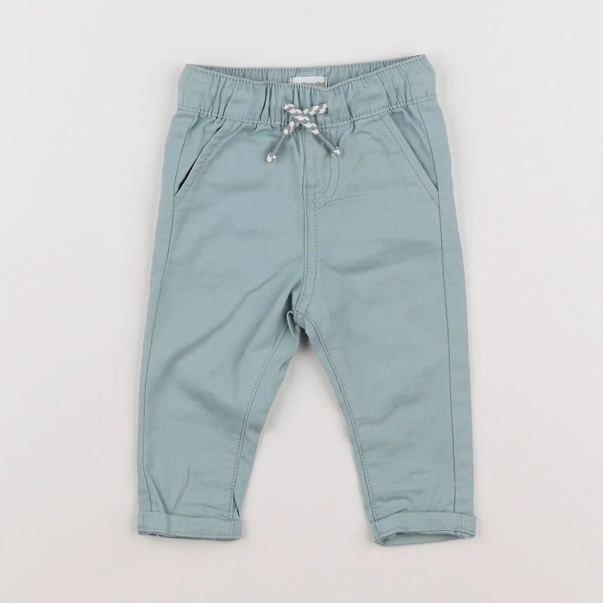 Vertbaudet - pantalon vert - 3 mois