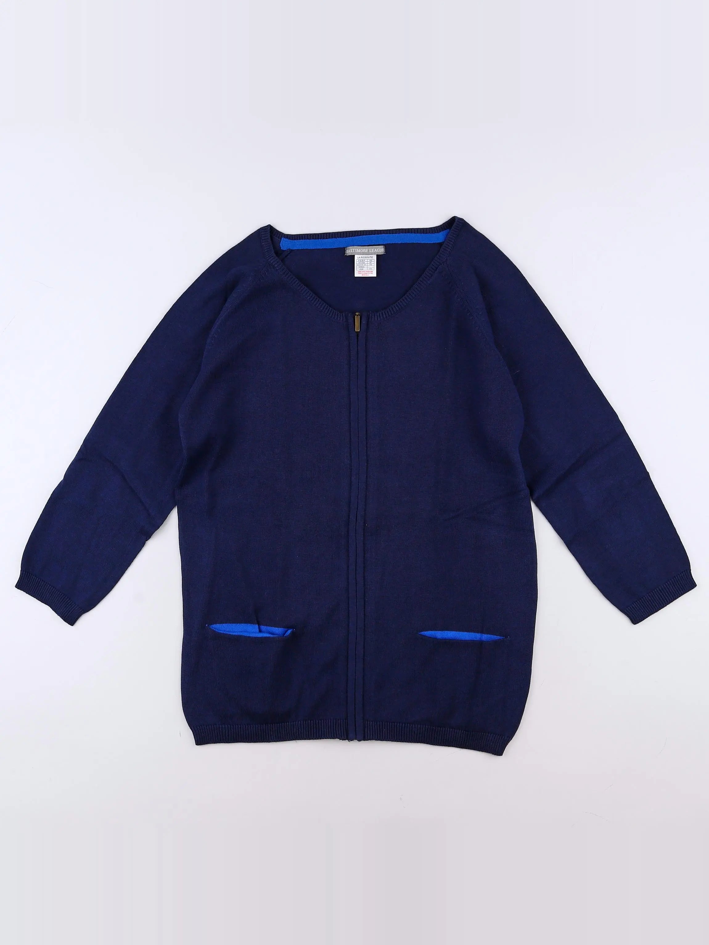 La Redoute - gilet bleu - 16 ans