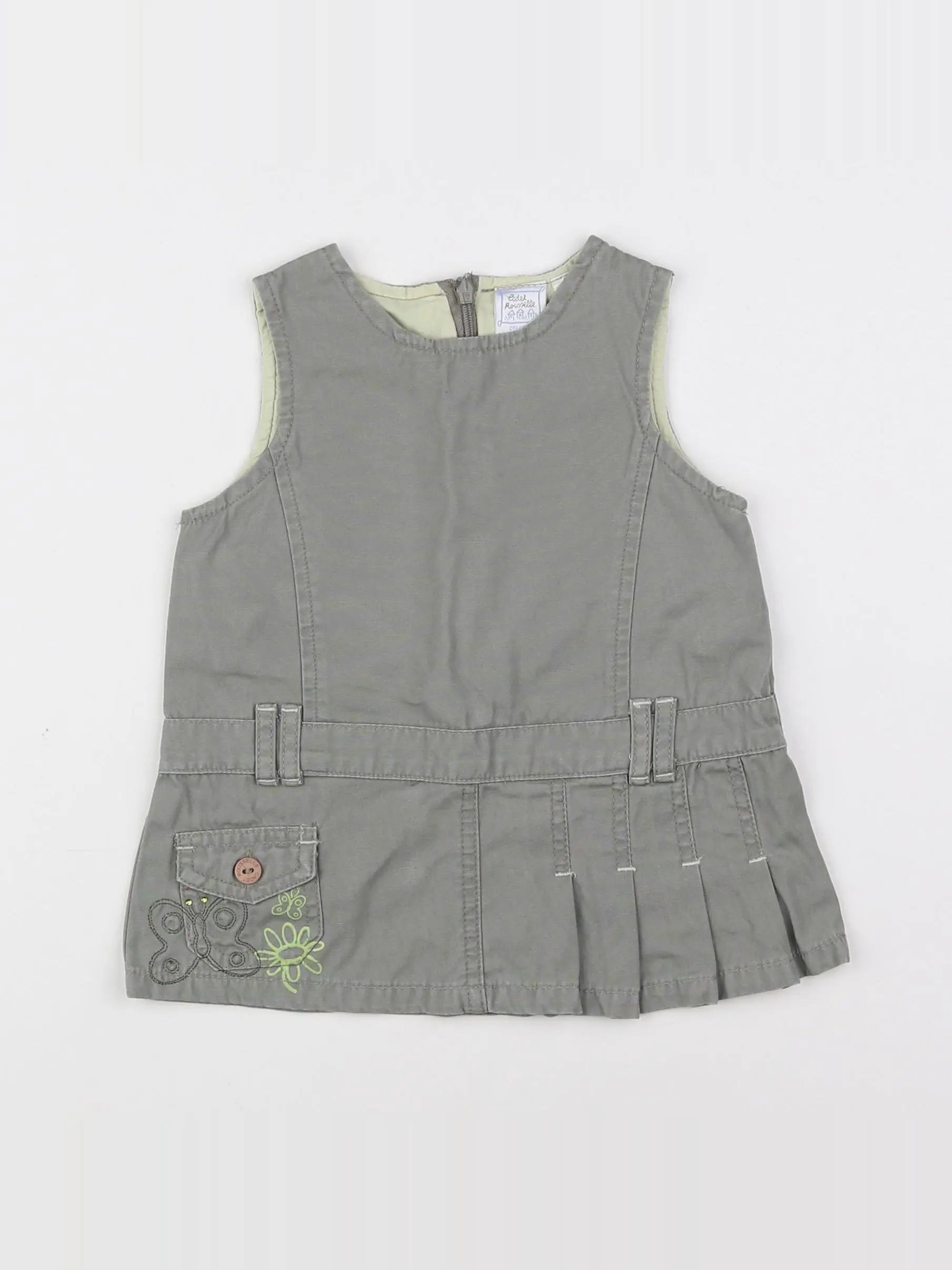 Cadet Rousselle - robe vert - 3 mois