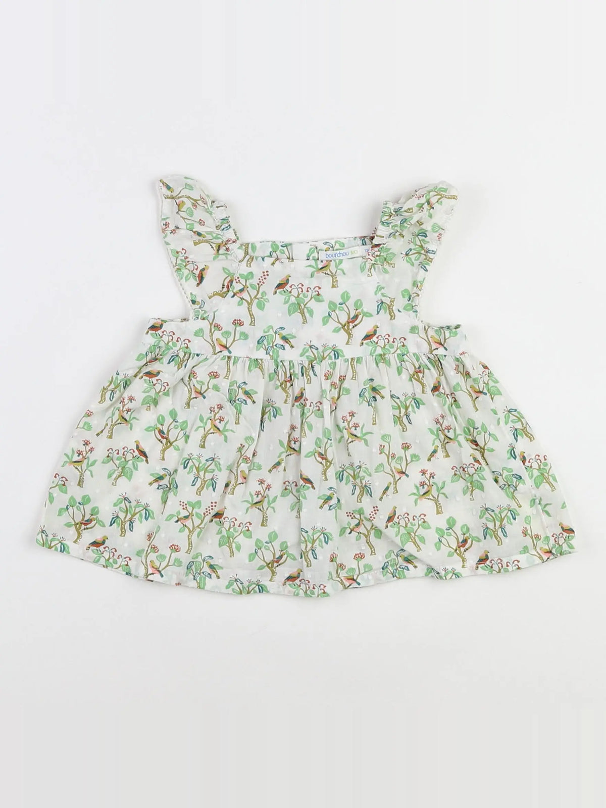 Boutchou - blouse multicolore - 12 mois