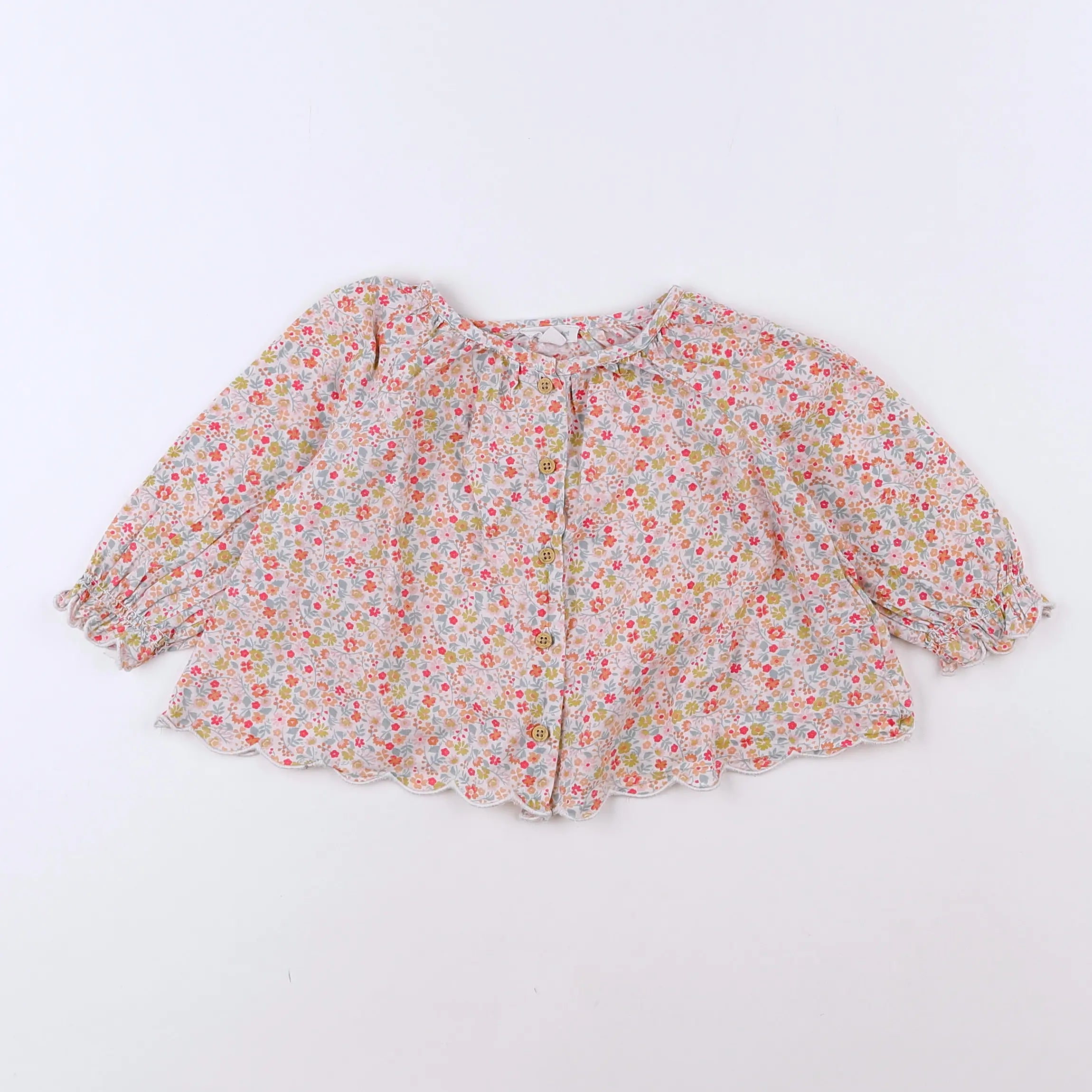 Vertbaudet - blouse multicolore - 9 mois