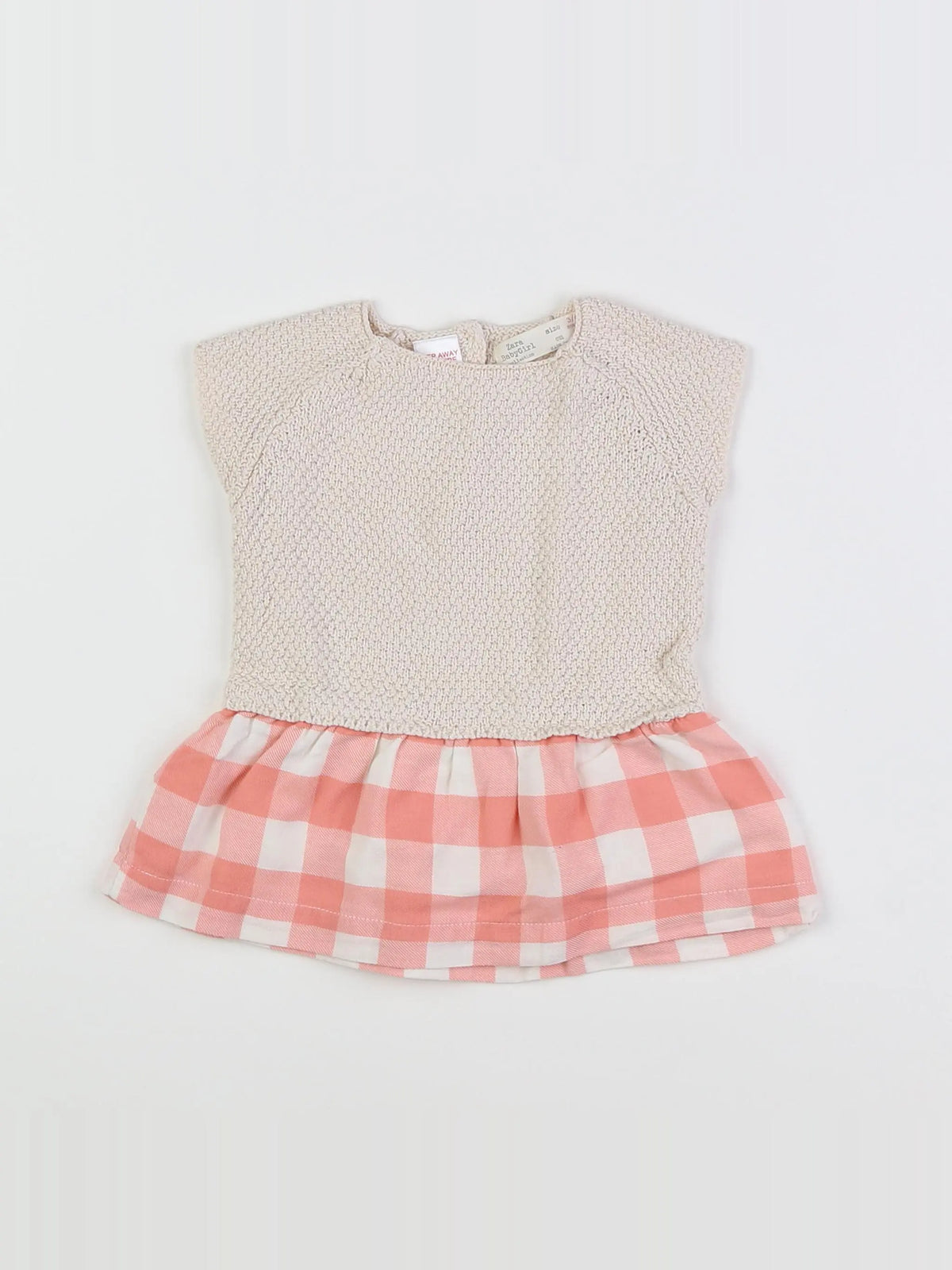 Zara - blouse beige - 3/6 mois