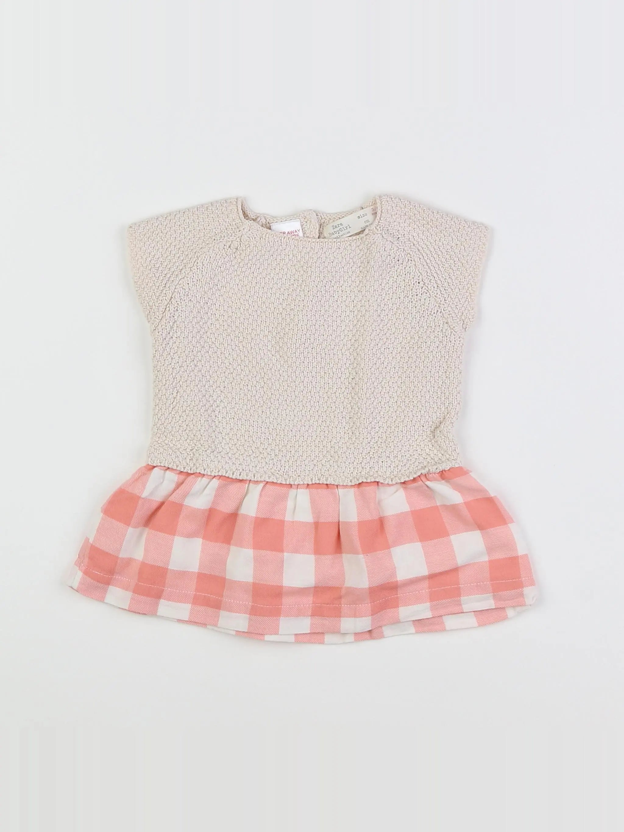 Zara - blouse beige - 3/6 mois