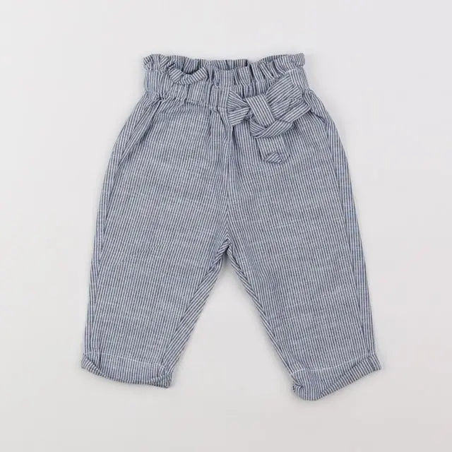 Vertbaudet - pantalon bleu - 3 mois