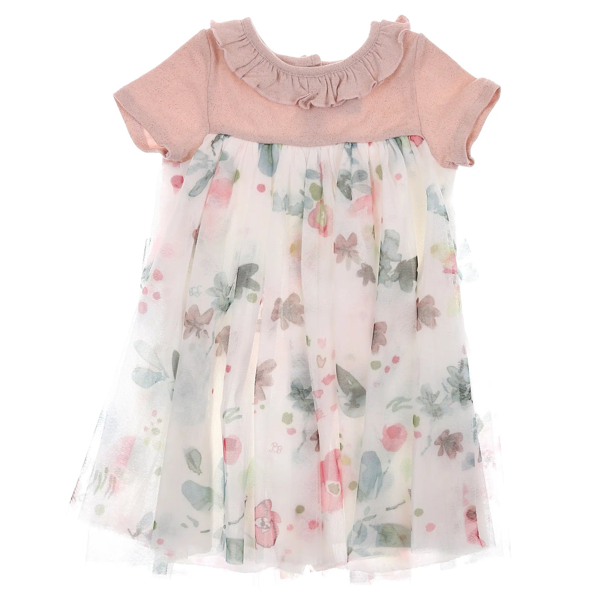 Petit Bateau - robe rose - 12 mois