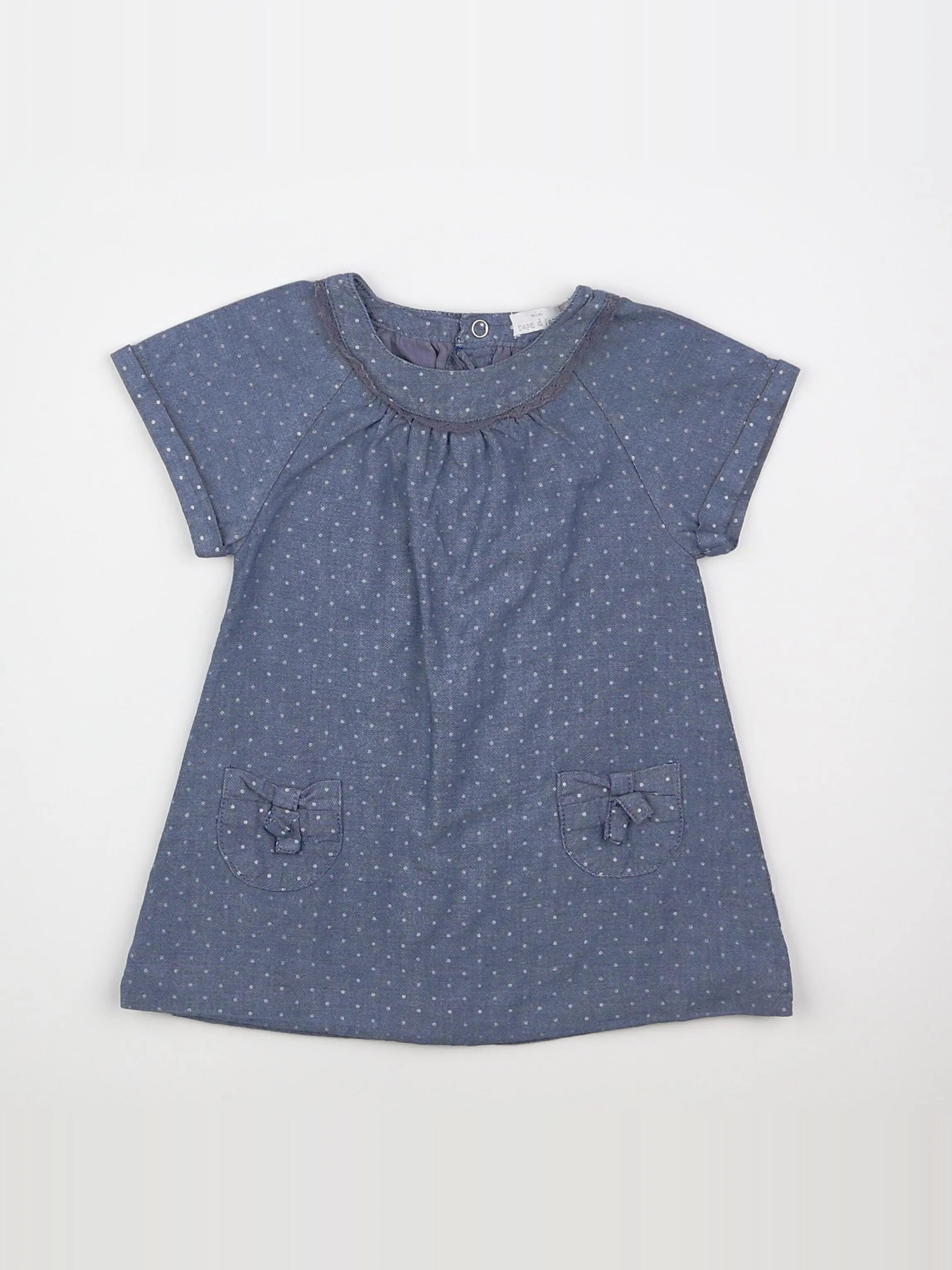Tape à l'oeil - robe bleu - 9 mois