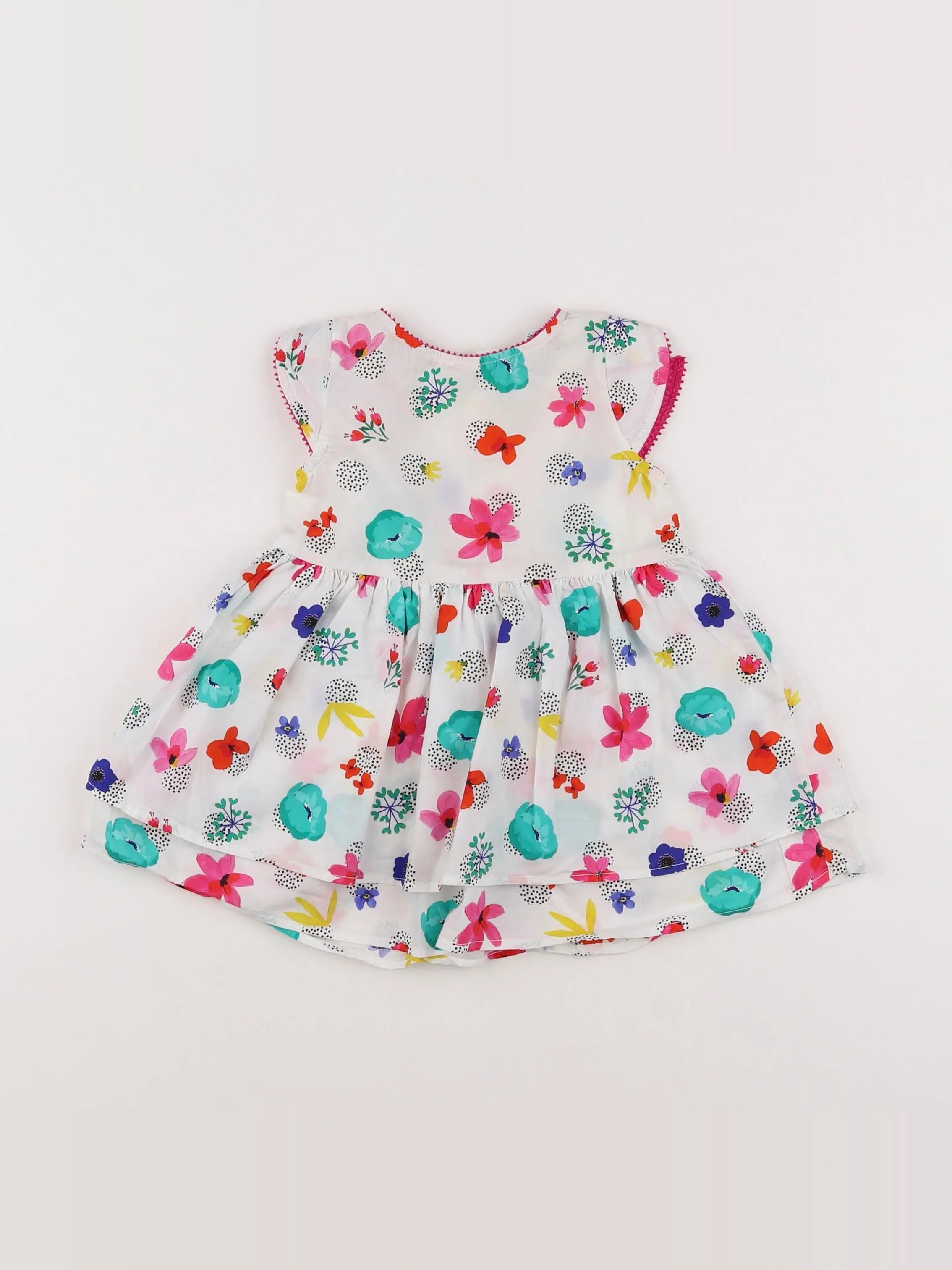 Catimini - robe multicolore - 12 mois