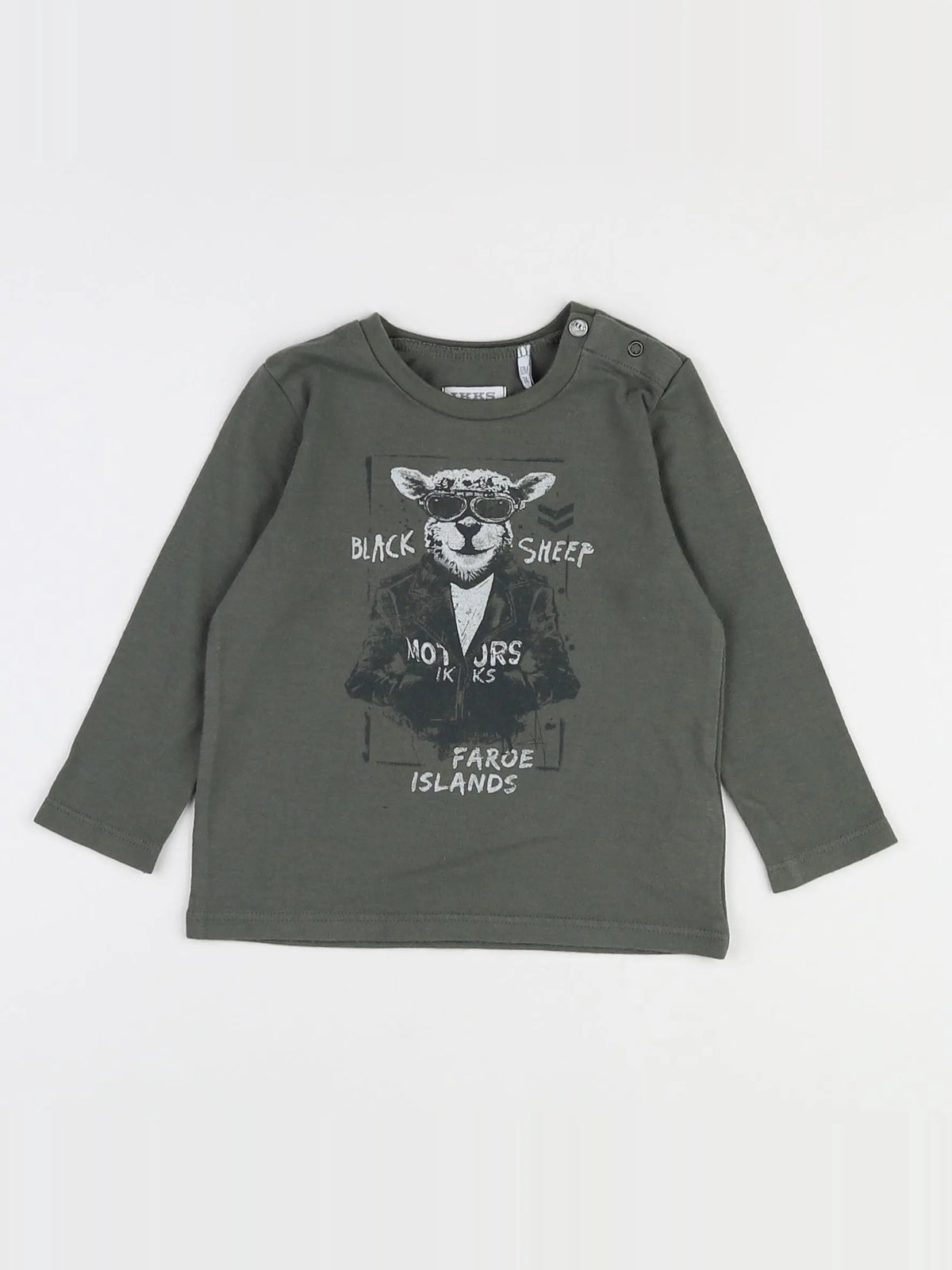 IKKS - tee-shirt vert - 12 mois