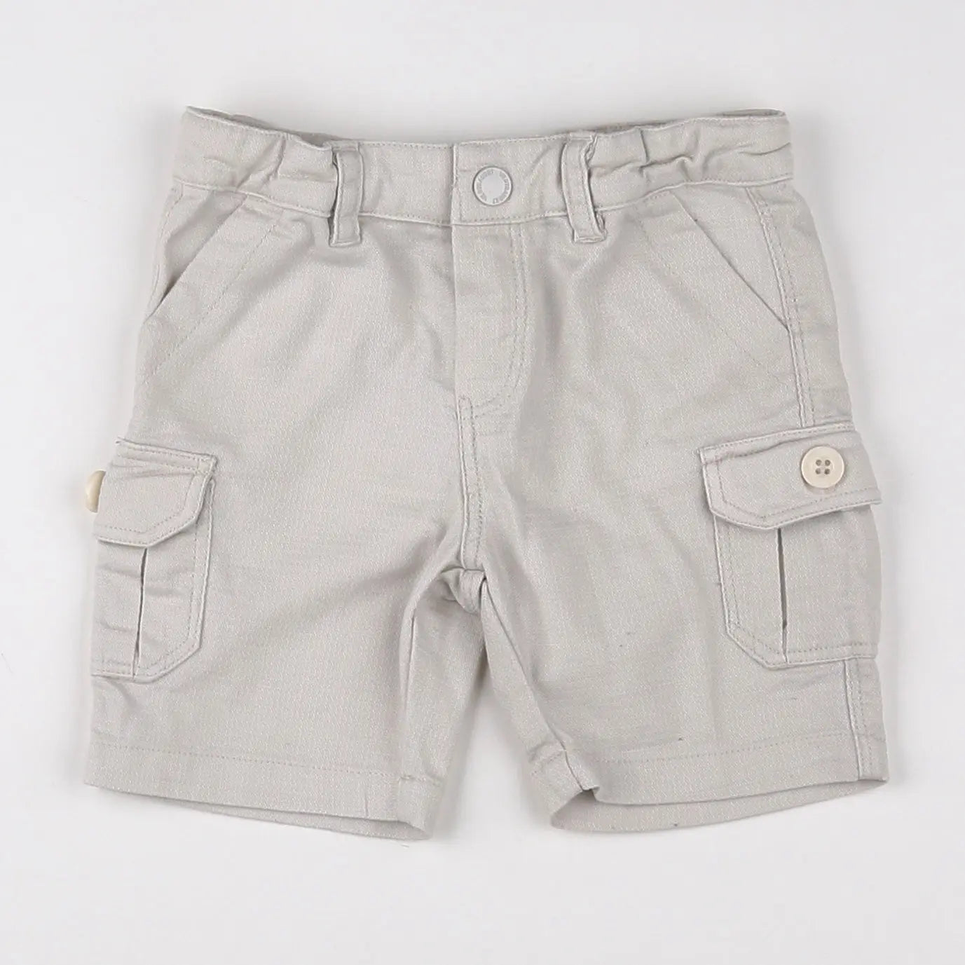 Vertbaudet - short beige - 9 mois