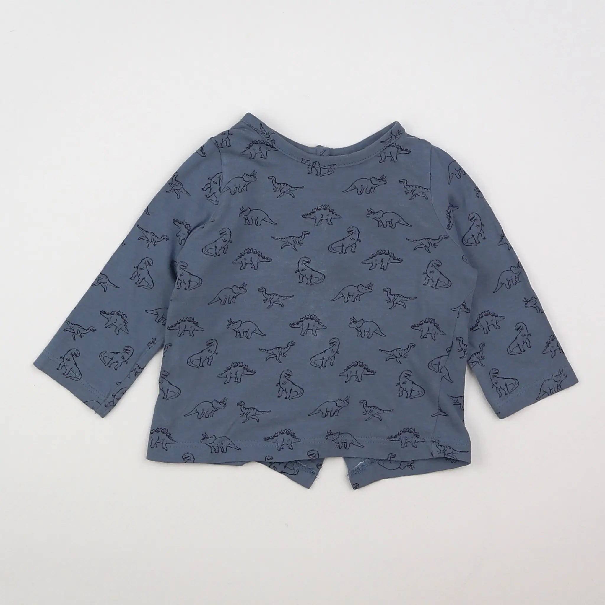 Vertbaudet - tee-shirt bleu - 3 mois
