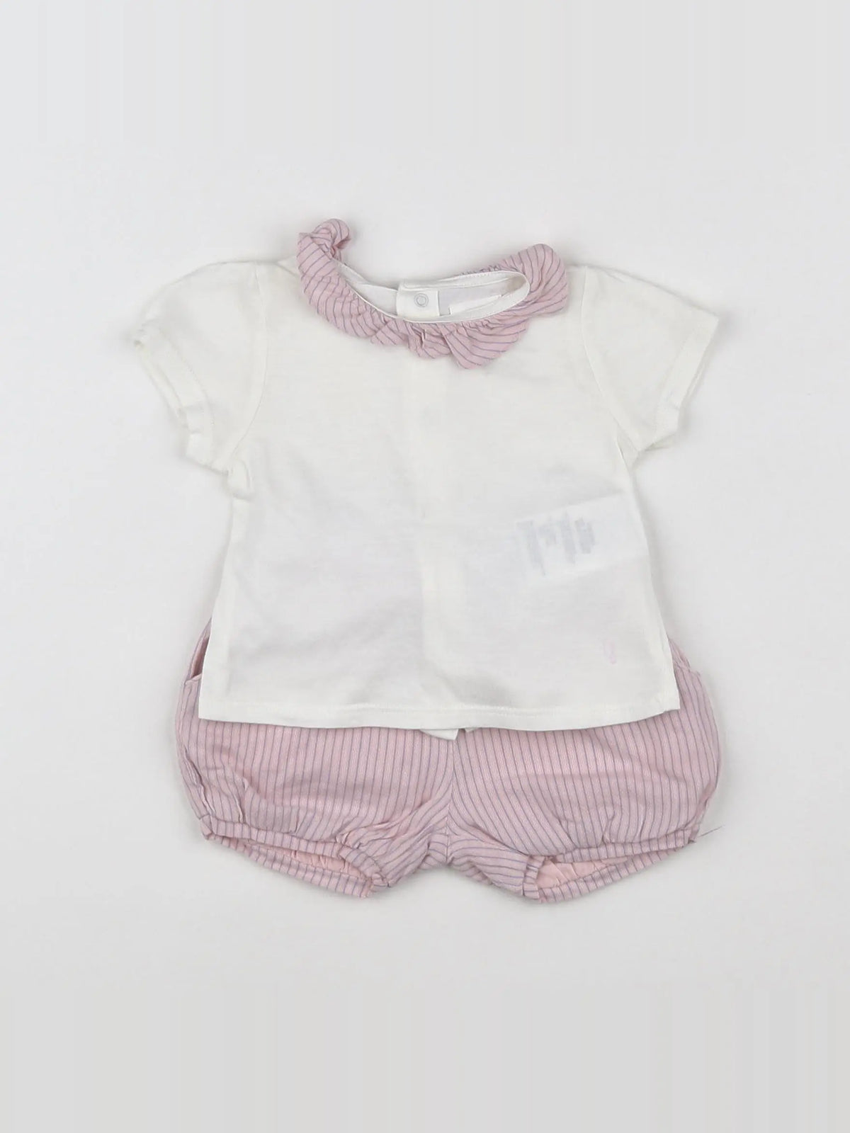 Carrément Beau - ensemble rose - 3 mois