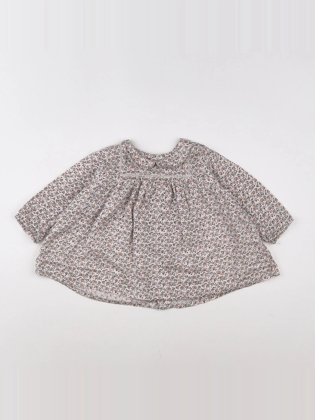 Boutchou - blouse beige - 9 mois
