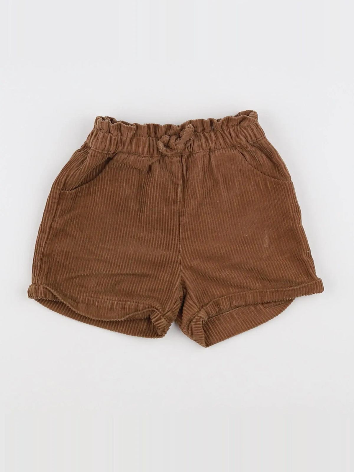 Vertbaudet - short marron - 18 mois