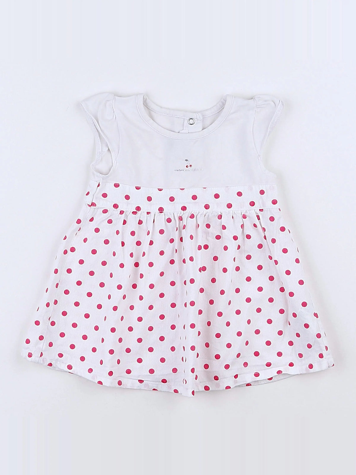 Absorba - robe blanc - 6 mois