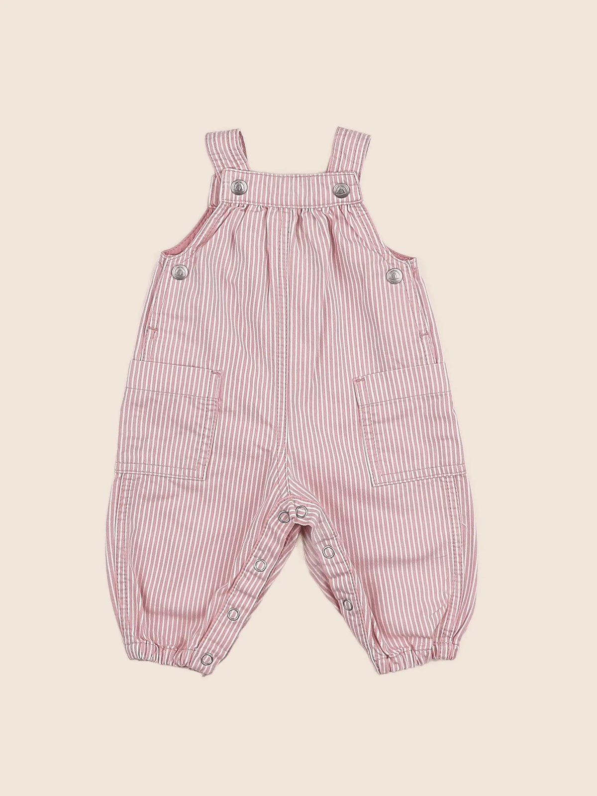 Petit Bateau - salopette rose - 3 mois