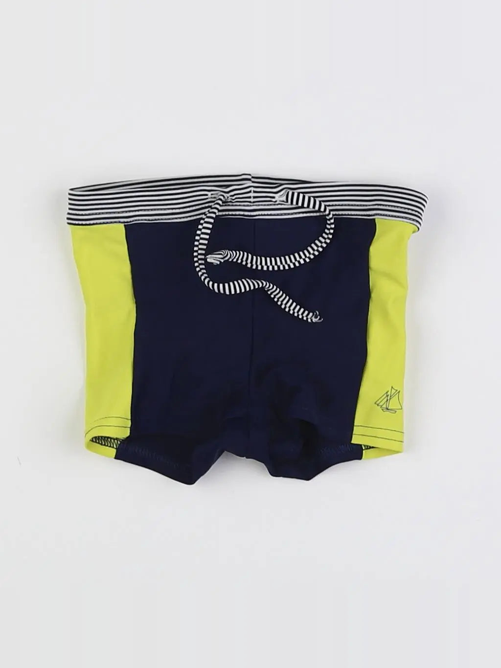 Petit Bateau - maillot de bain jaune, bleu - 12 mois