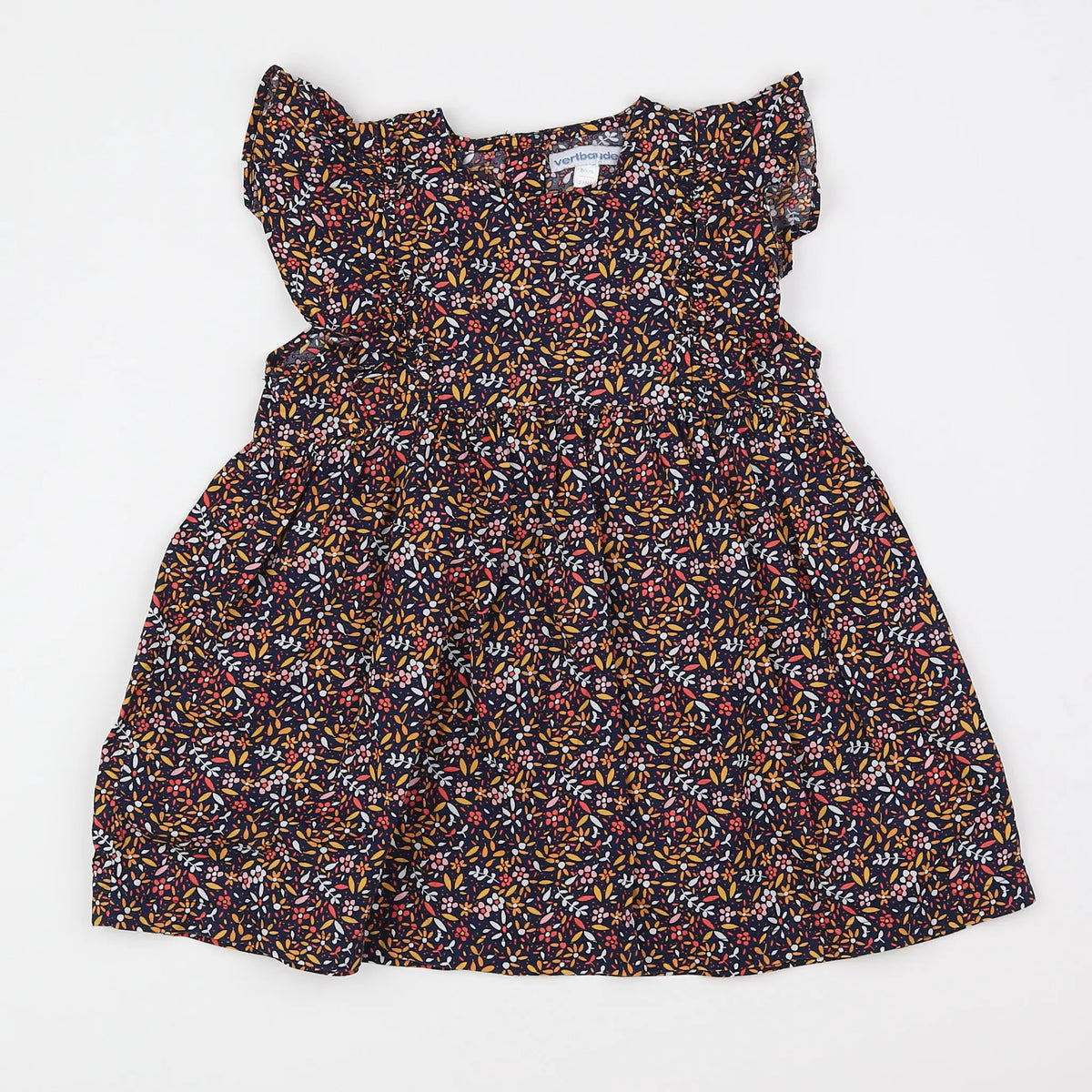 Vertbaudet - robe bleu - 2 ans