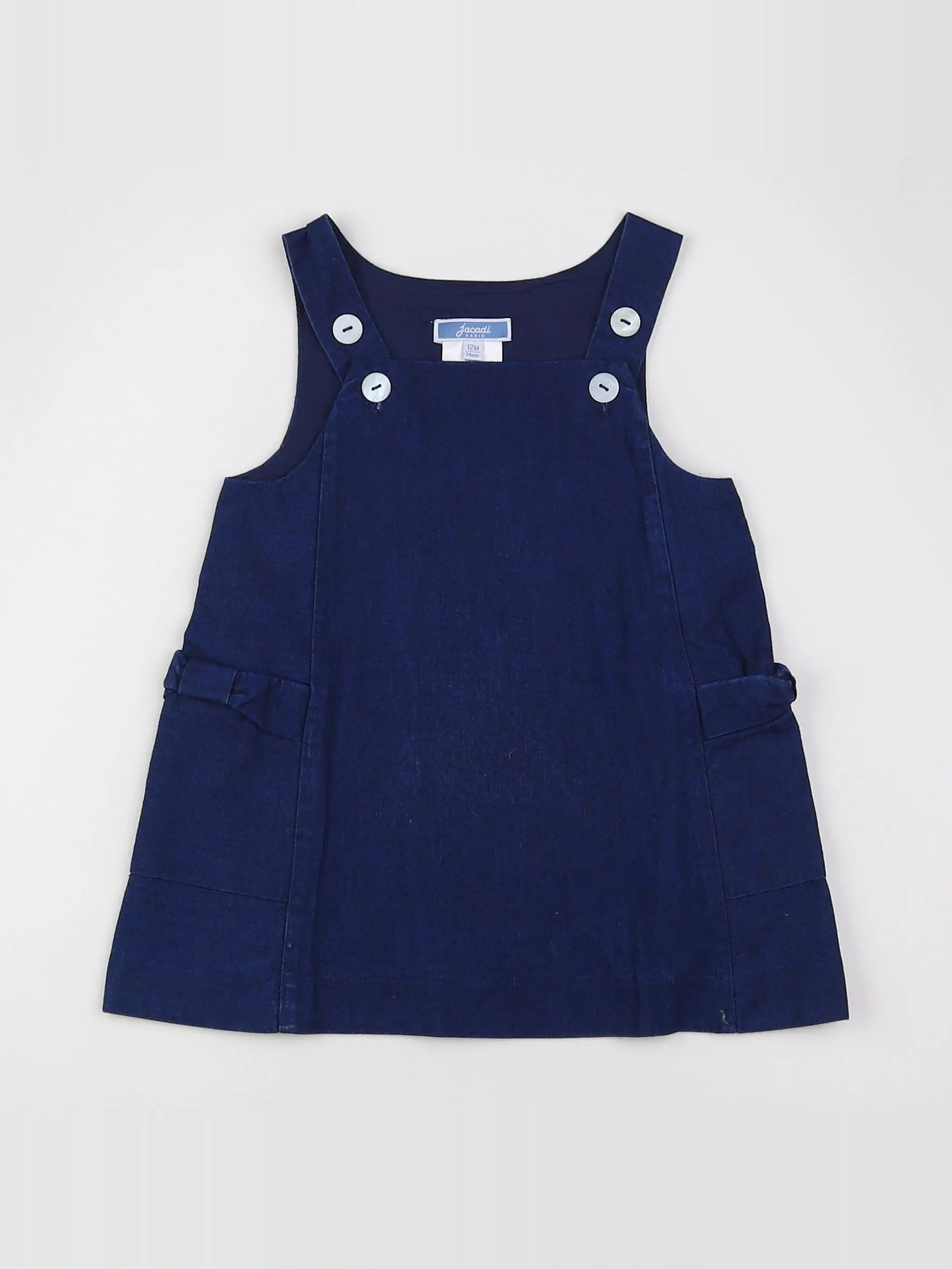 Jacadi - robe bleu - 12 mois