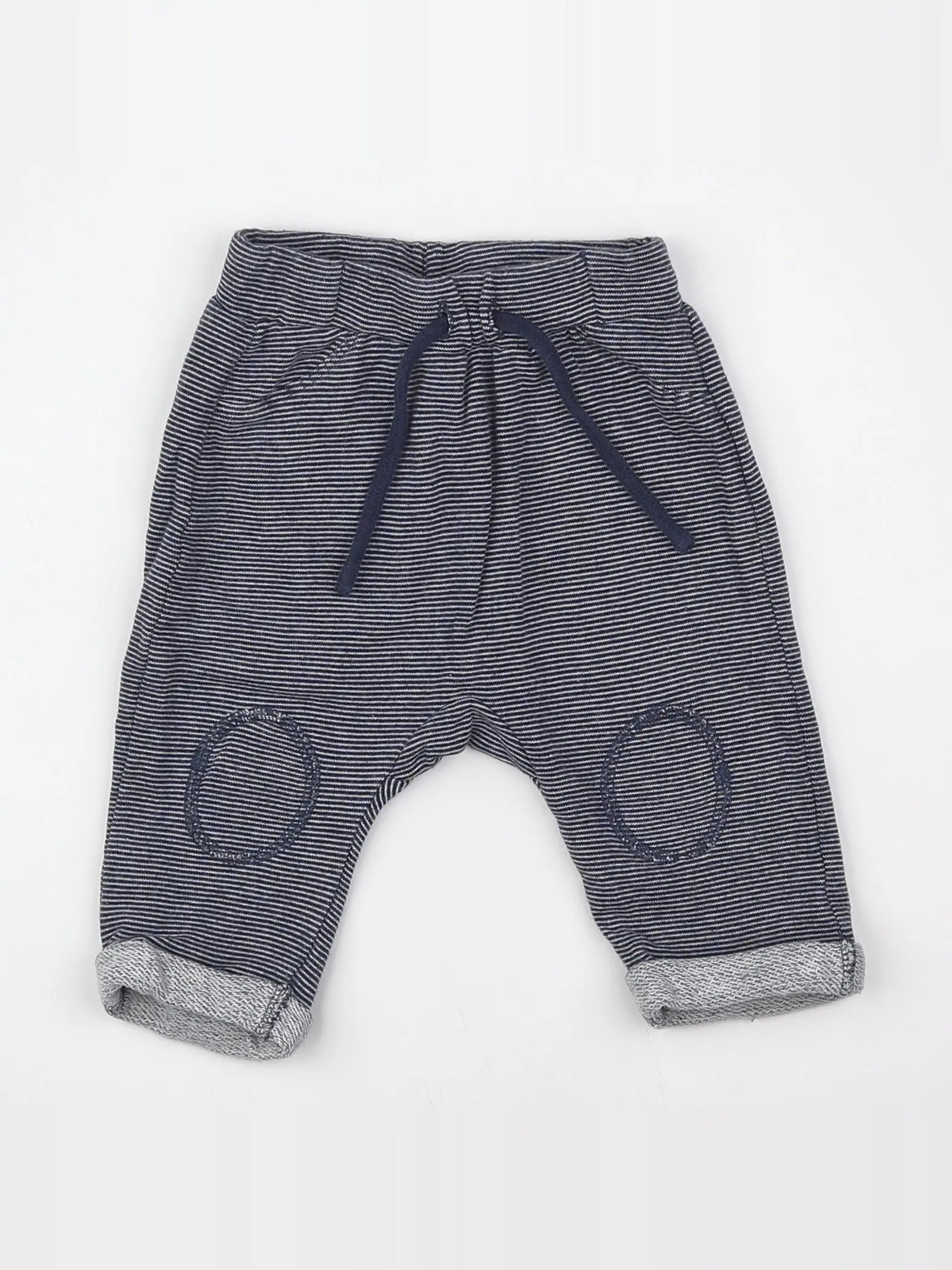 Tape à l'oeil - pantalon bleu, blanc - 6 mois