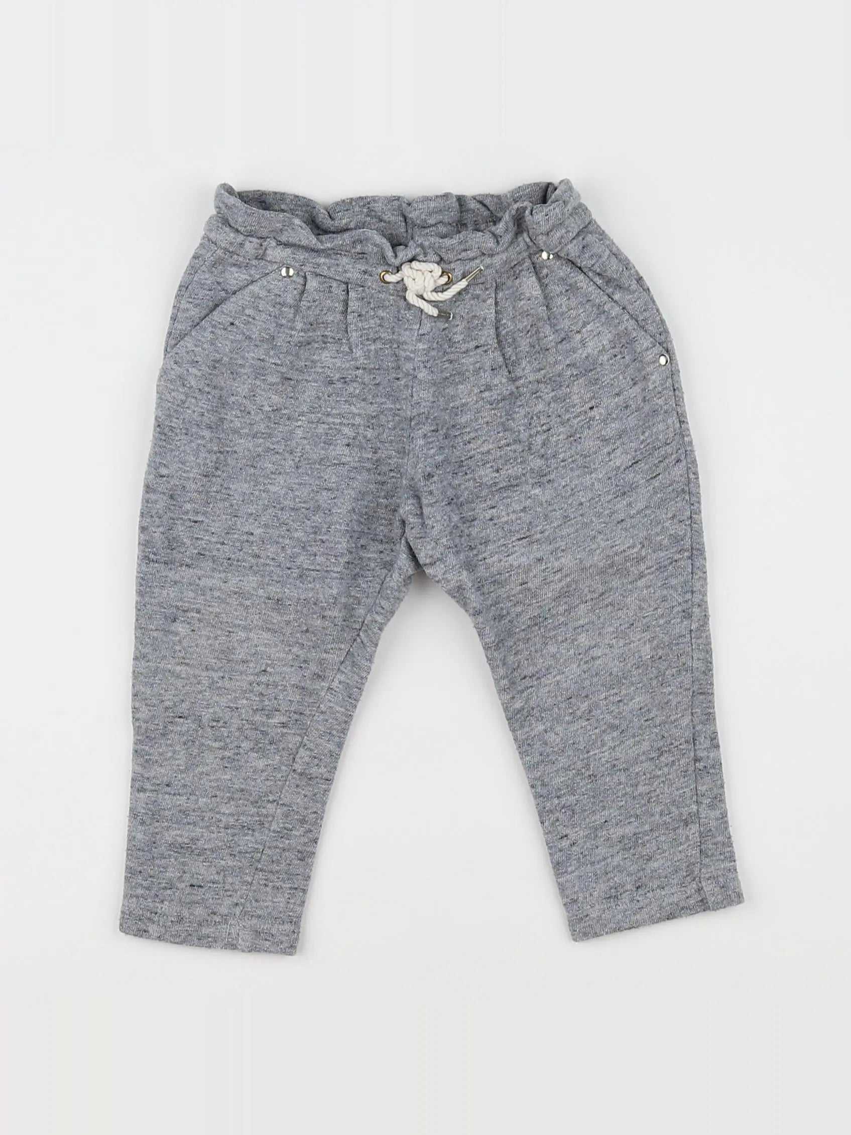 Chloé - pantalon gris - 9 mois