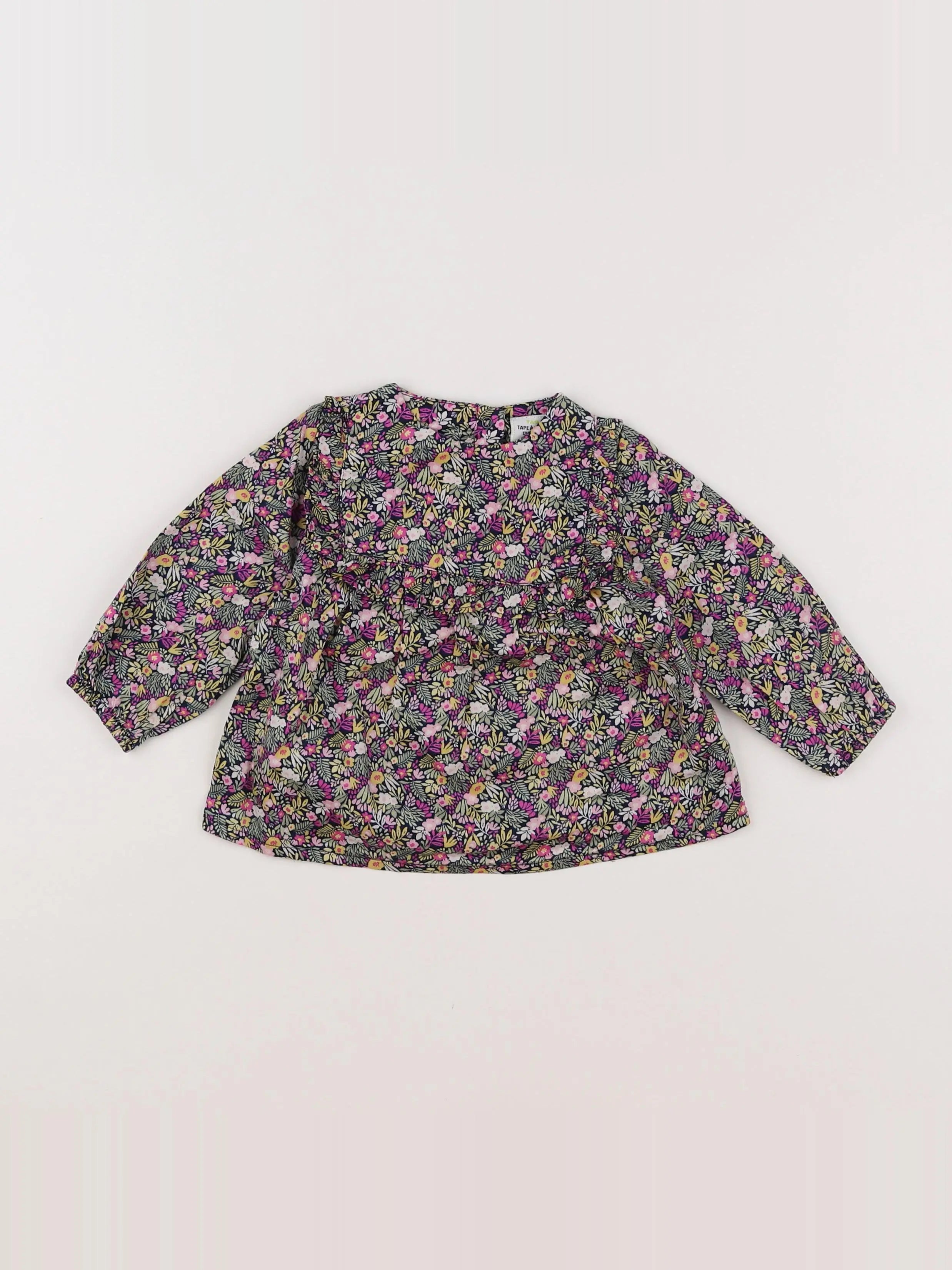 Tape à l'oeil - blouse multicolore - 12 mois