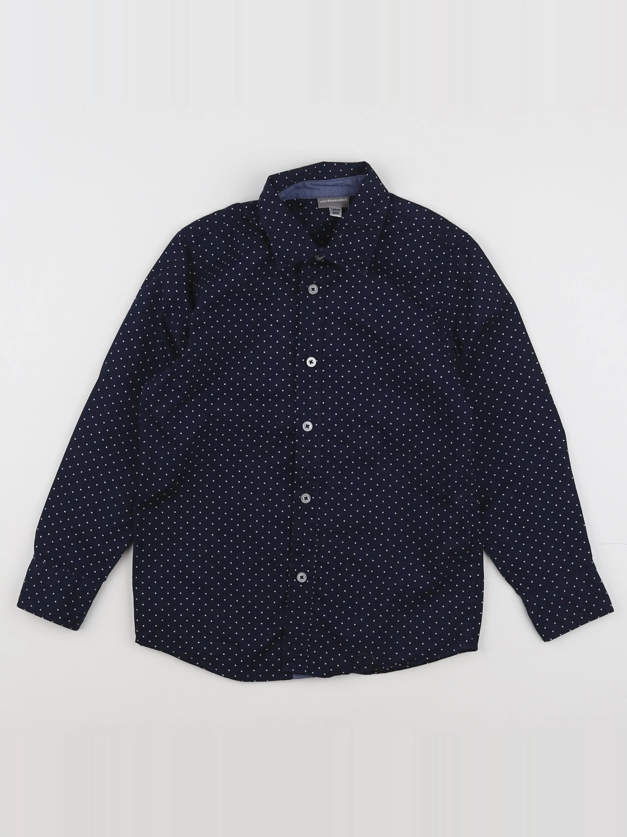 Vertbaudet - chemise bleu - 8 ans