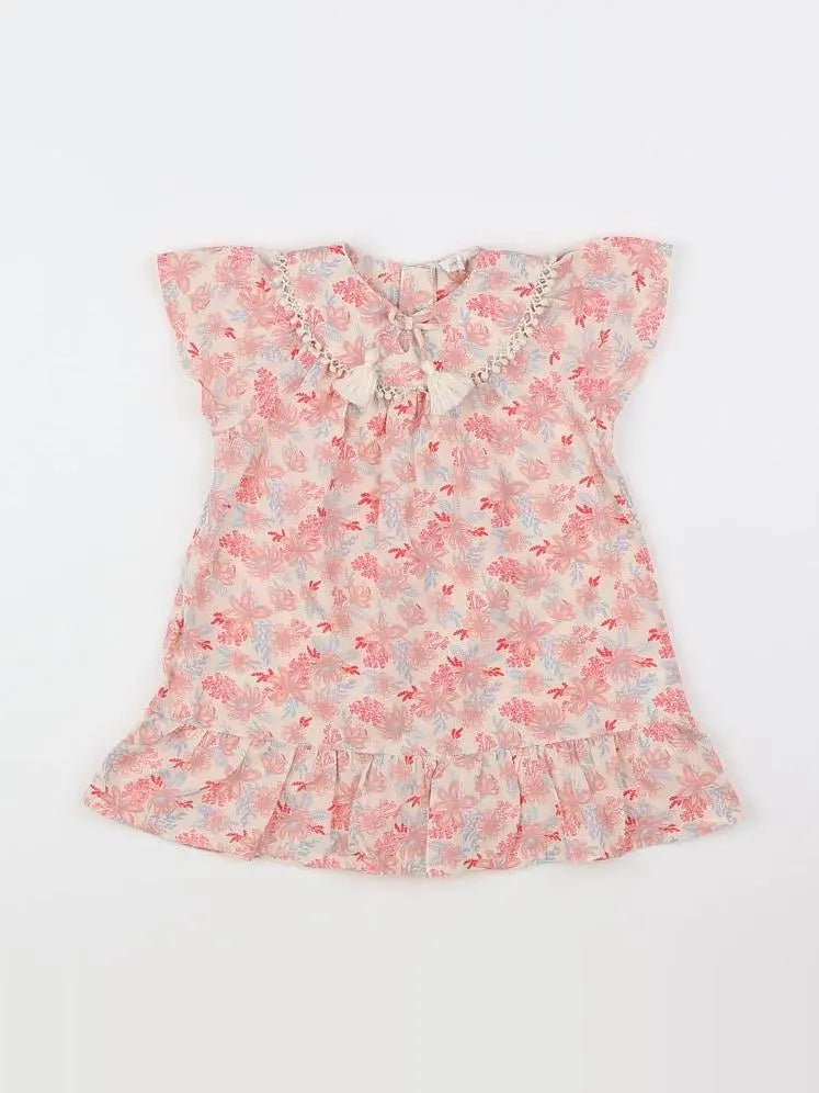Vertbaudet - robe multicolore - 18 mois