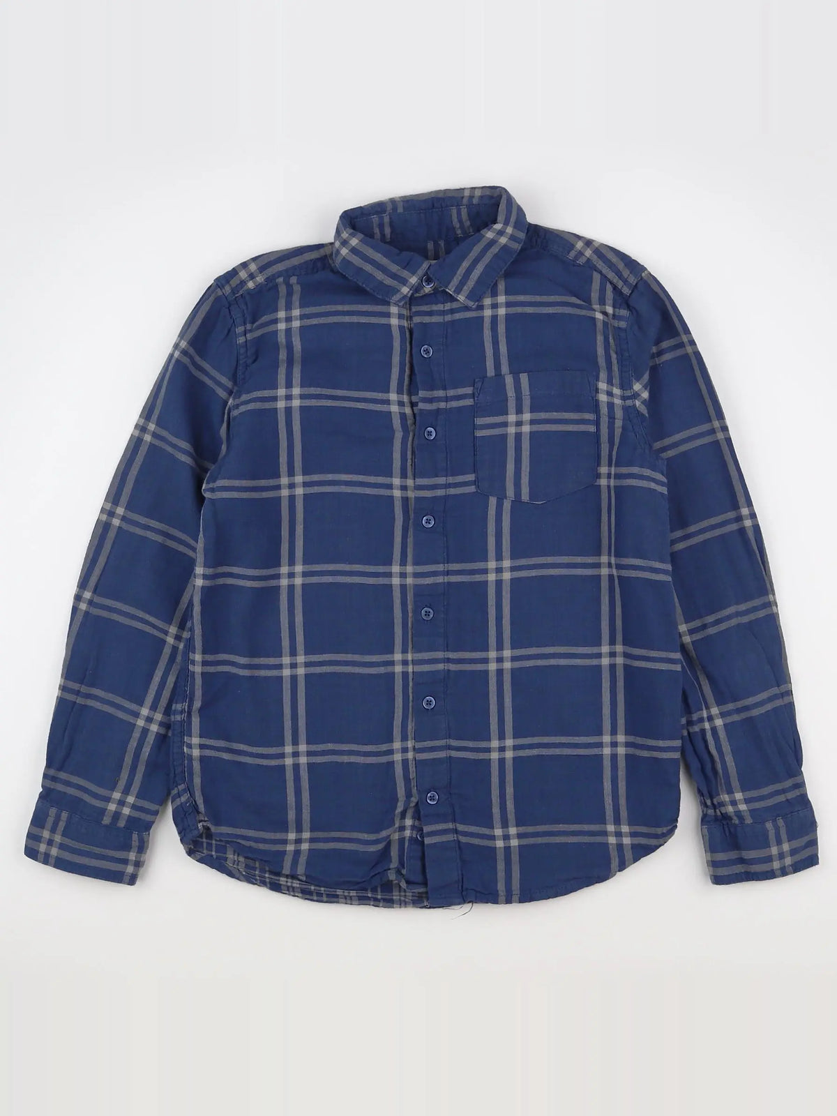 Monoprix - chemise bleu - 12 ans