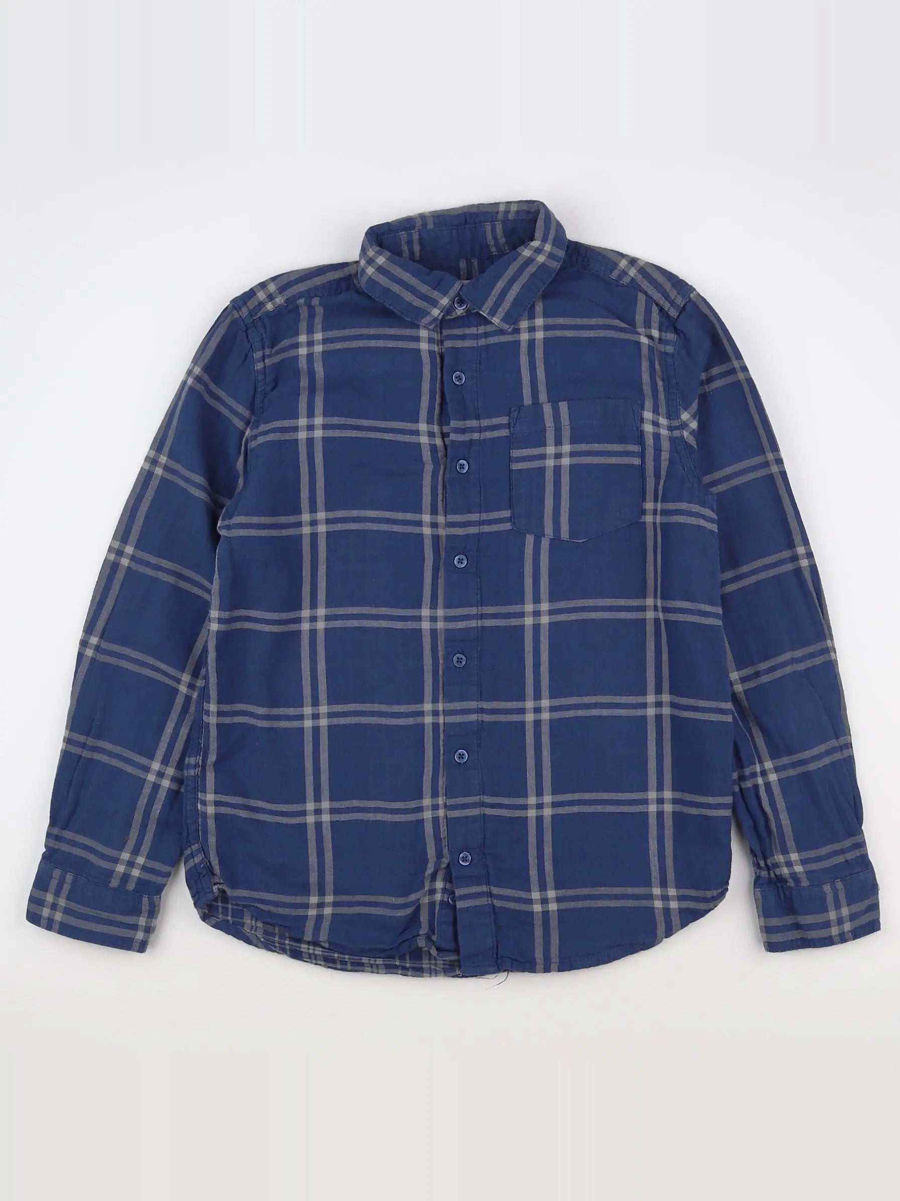 Monoprix - chemise bleu - 12 ans