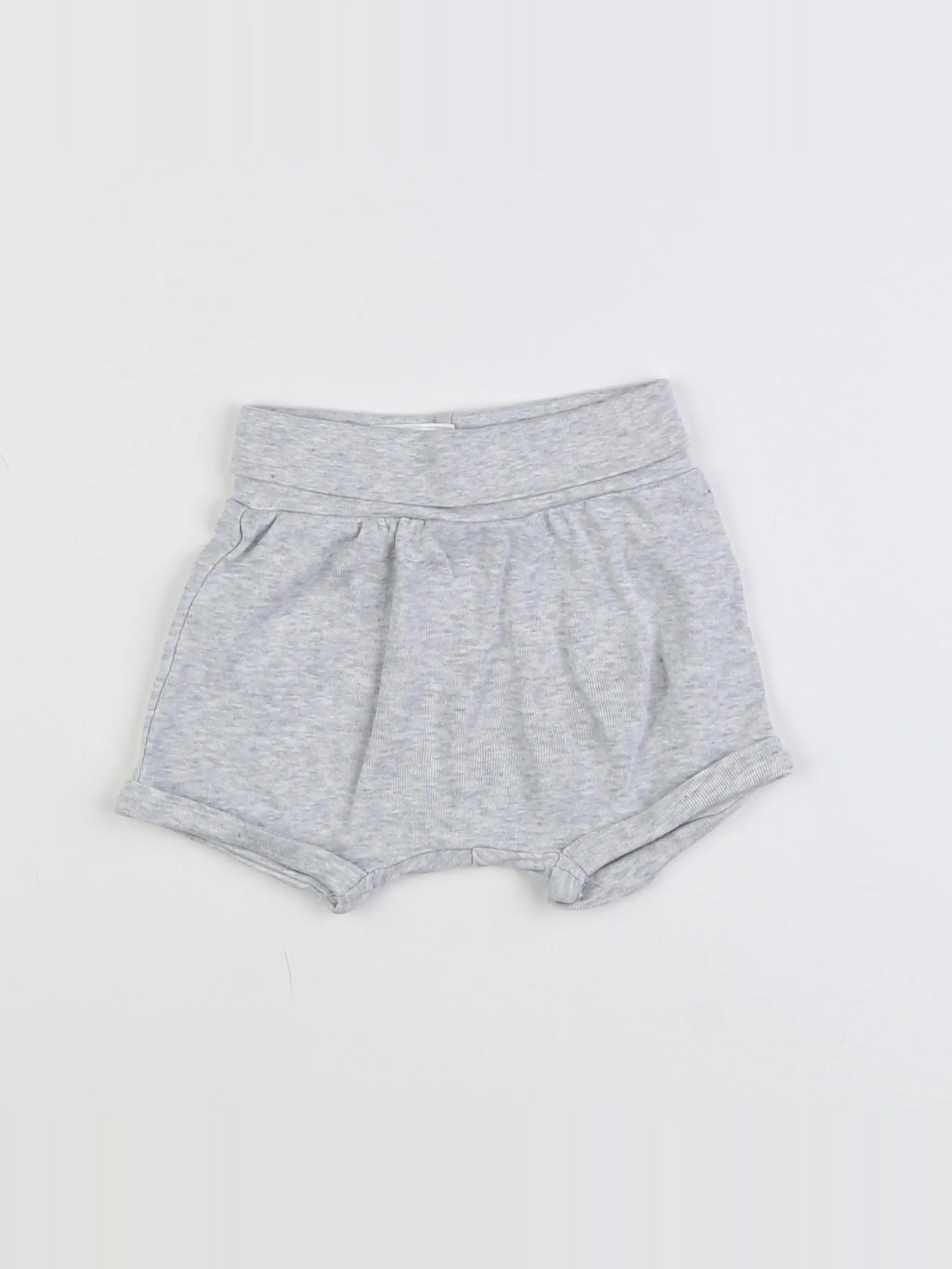H&M - short gris - 3 mois