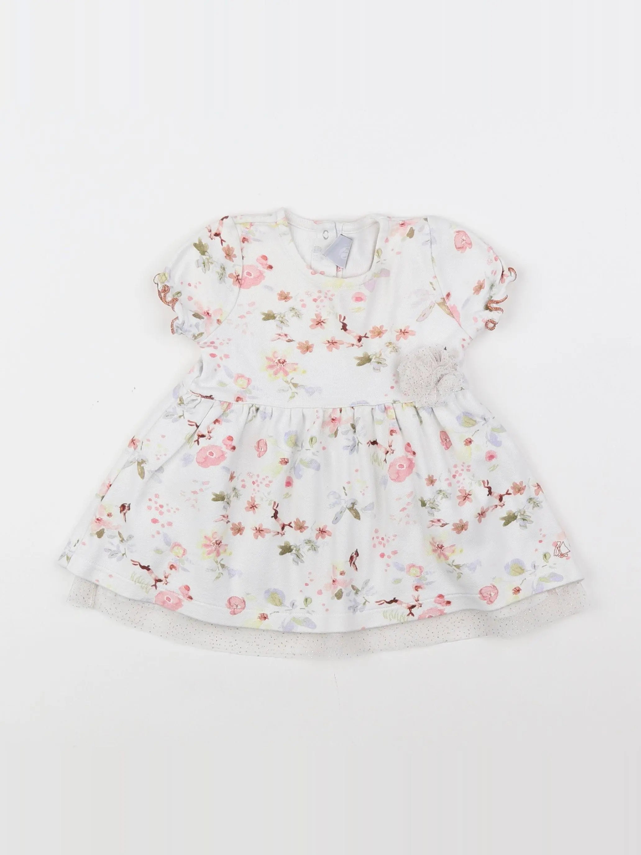 Petit Bateau - robe multicolore - 3 mois
