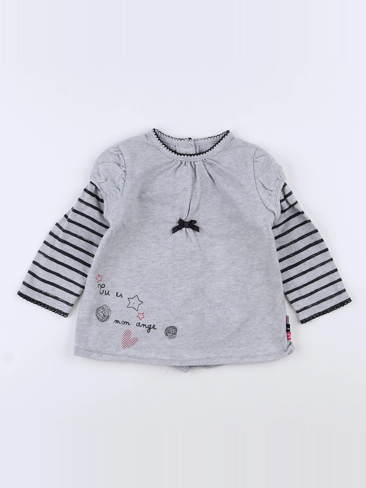 Terre de marins - tee-shirt gris - 12 mois
