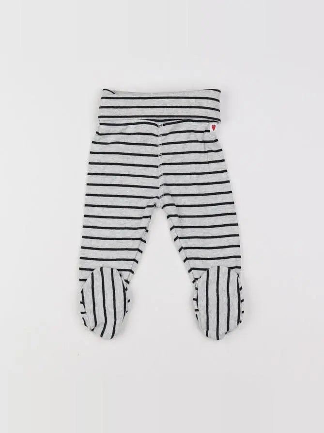 H&M - legging gris - 1/3 mois