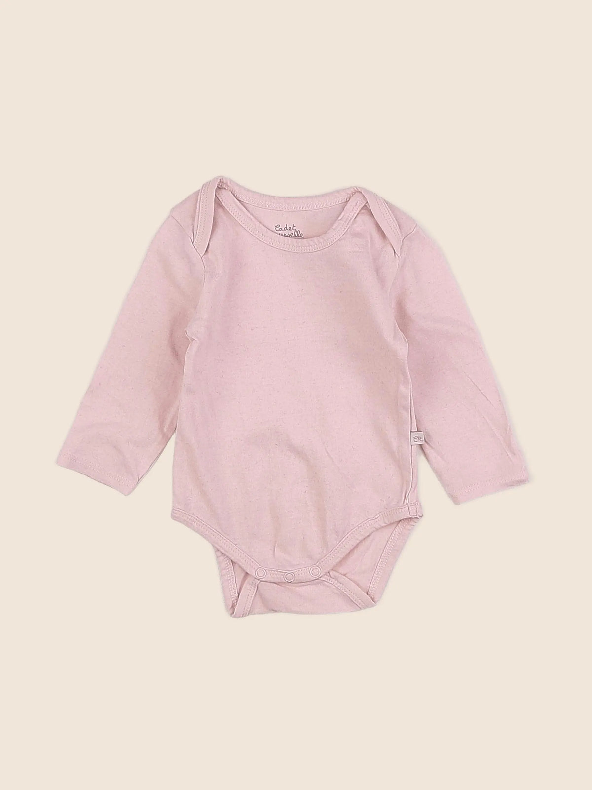 Cadet Rousselle - body rose - 3 mois