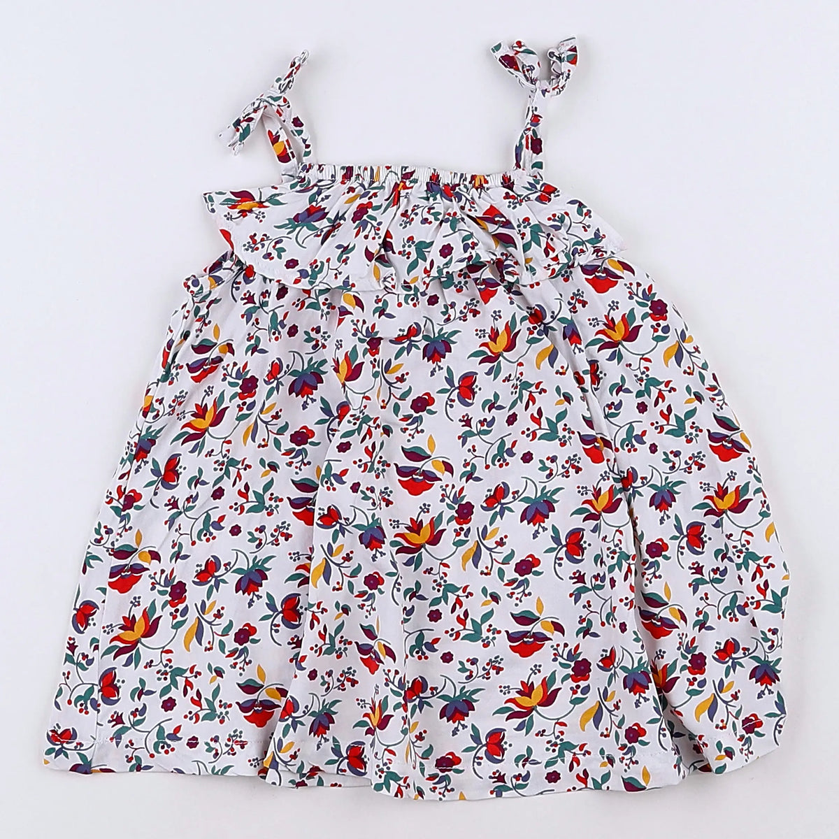 Vertbaudet - robe multicolore - 12 mois