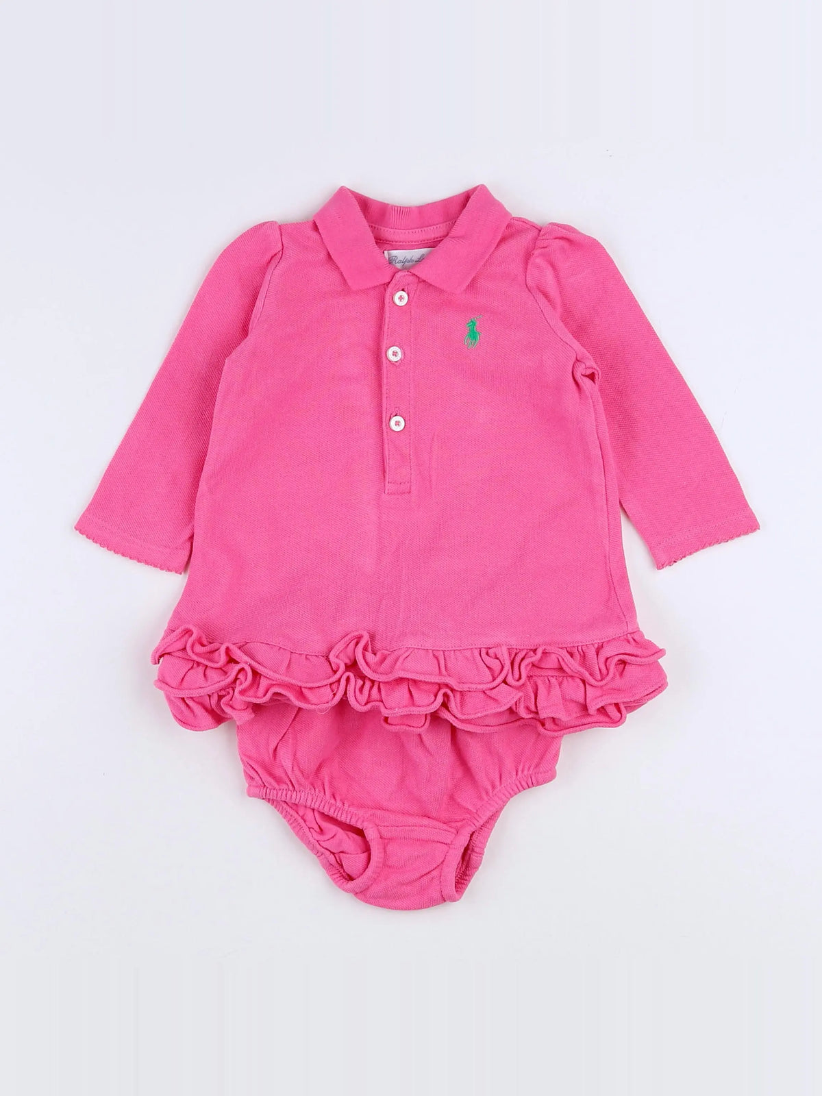 Ralph Lauren - robe rose - 3 mois