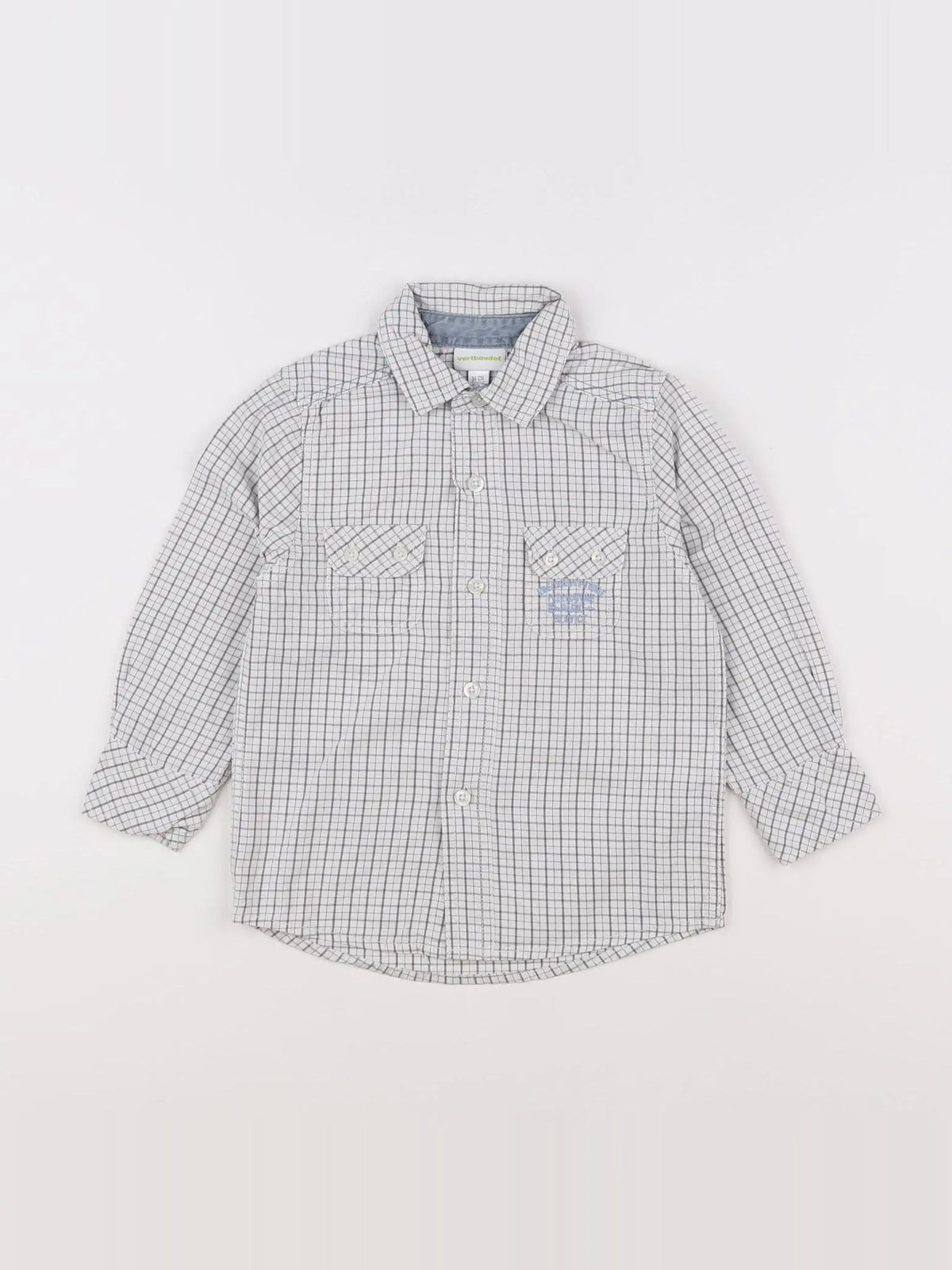 Vertbaudet - chemise gris - 3 ans