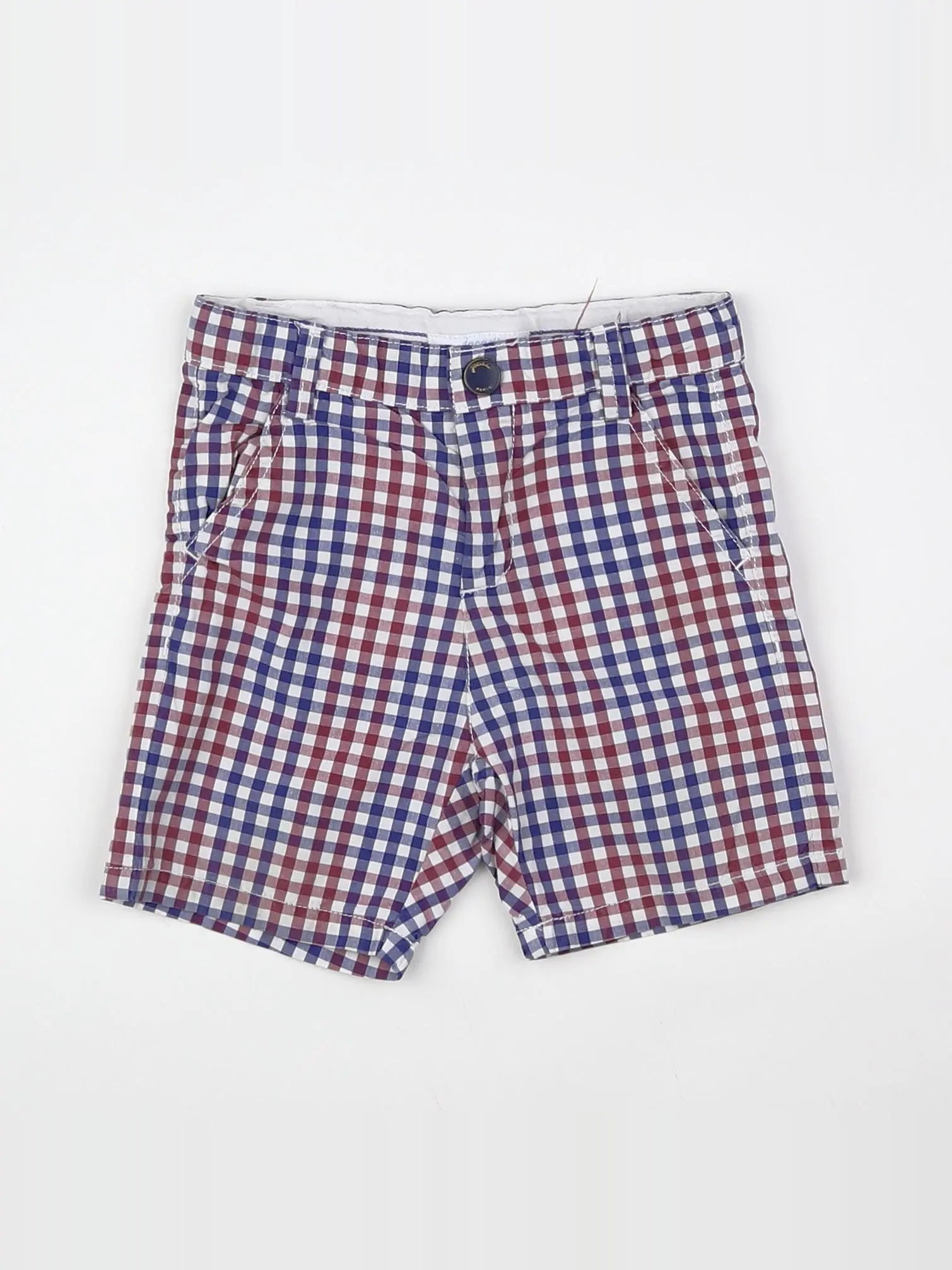 Jacadi - short bleu, rouge - 12 mois